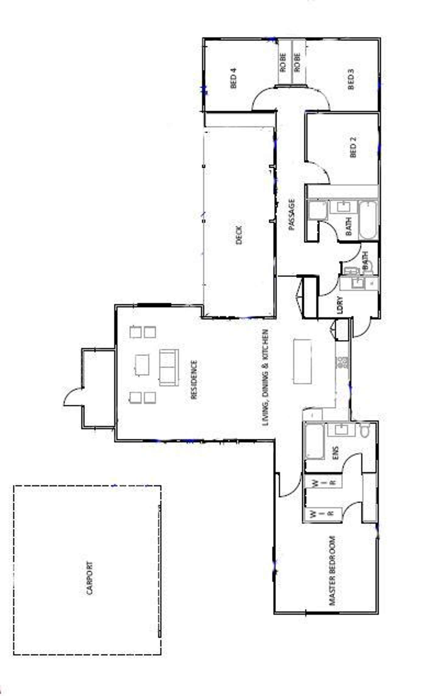 Floorplan of Homely house listing, 5 Povah Road, Bilingurr WA 6725