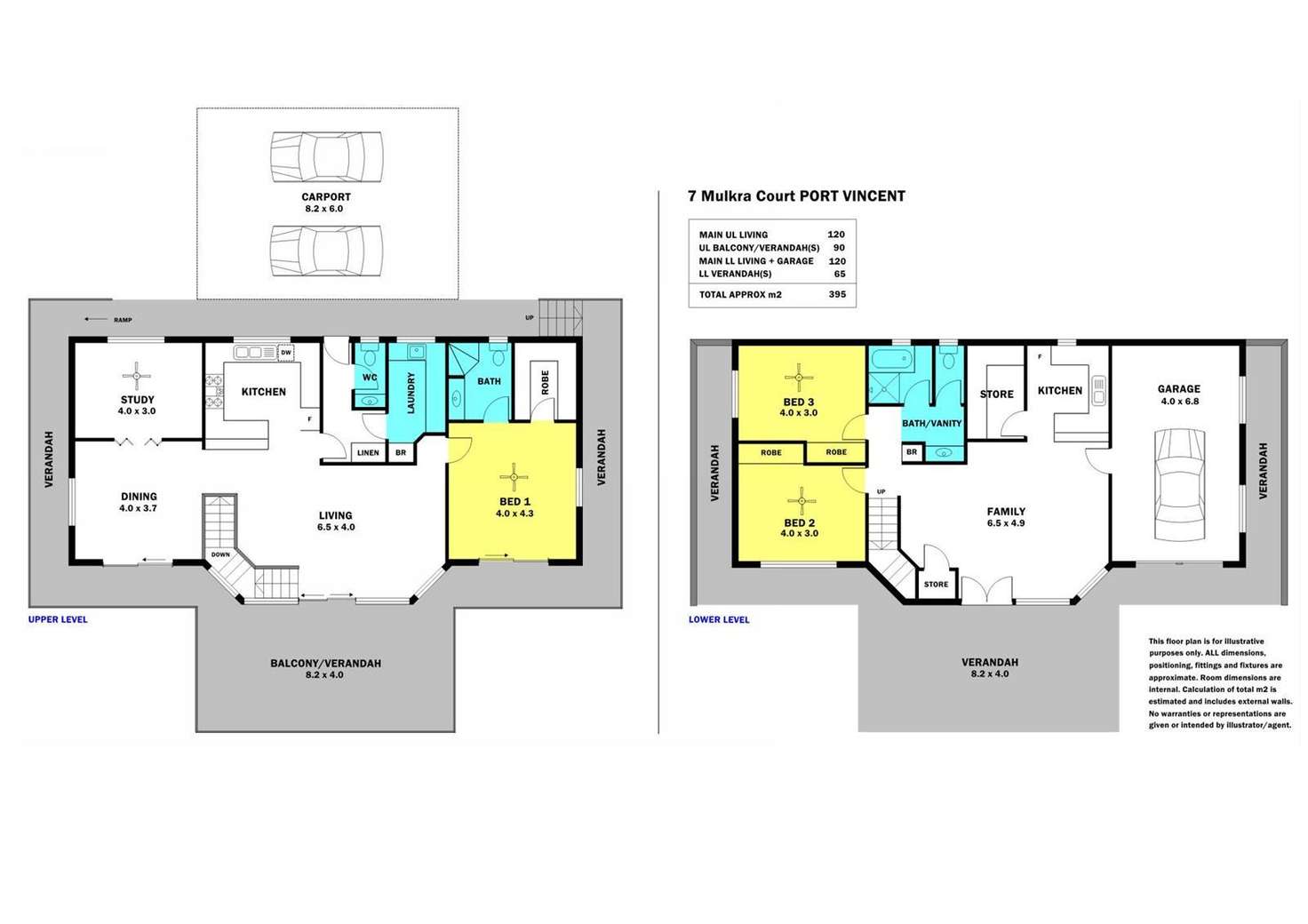 Floorplan of Homely house listing, 7 Mulkra Court, Port Vincent SA 5581