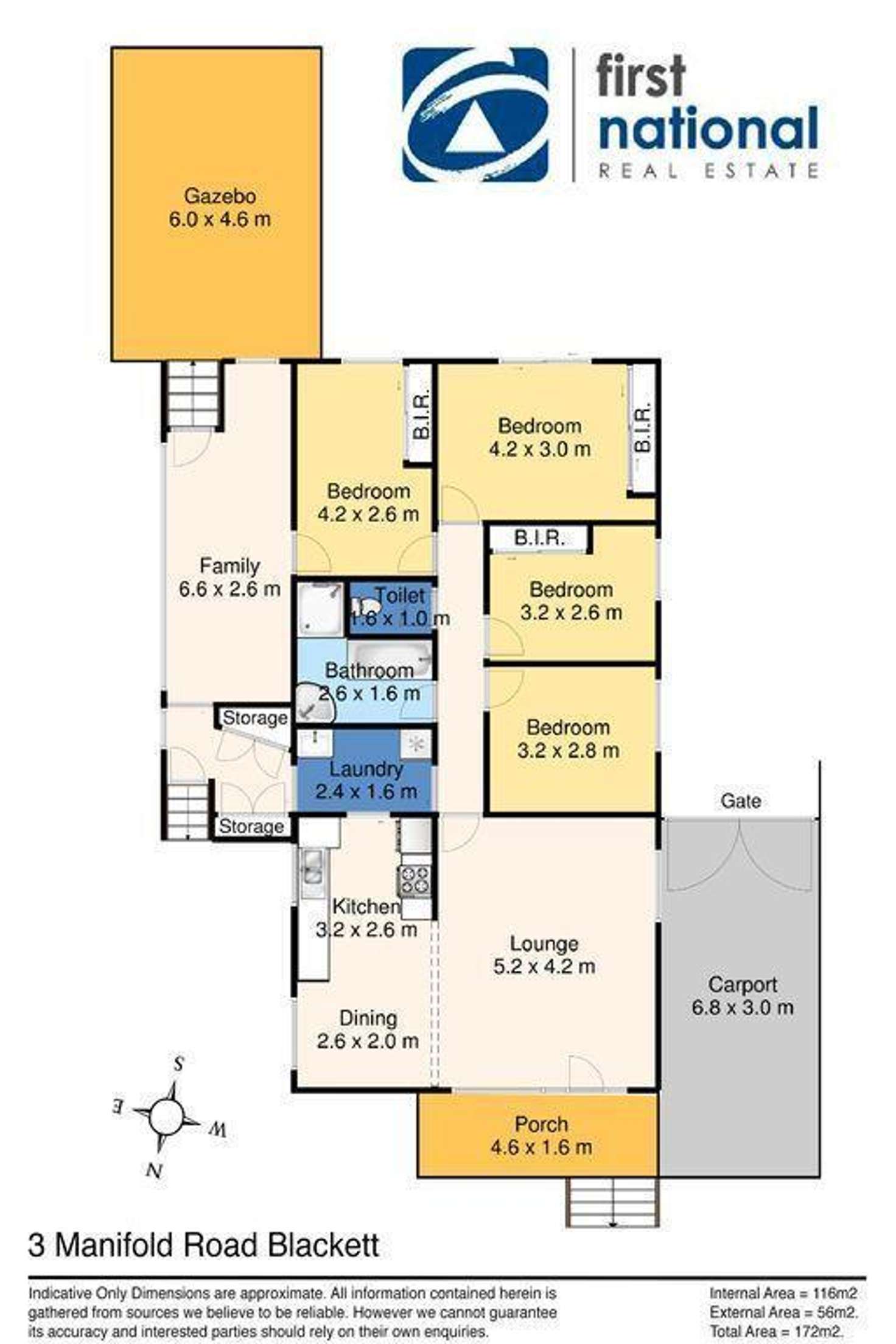 Floorplan of Homely house listing, 3 Manifold Road, Blackett NSW 2770