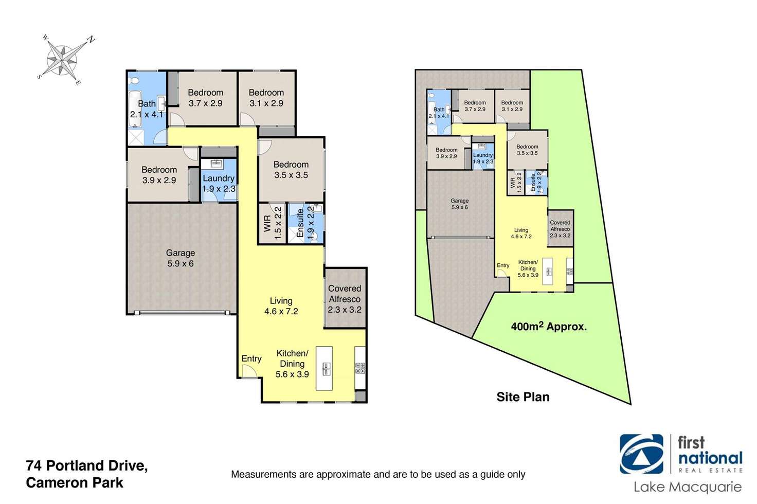 Floorplan of Homely house listing, 74 Portland Drive, Cameron Park NSW 2285