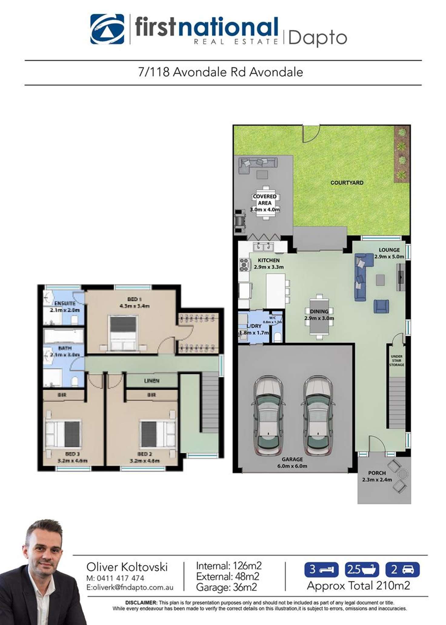 Floorplan of Homely townhouse listing, 7/118 Avondale Road, Avondale NSW 2530