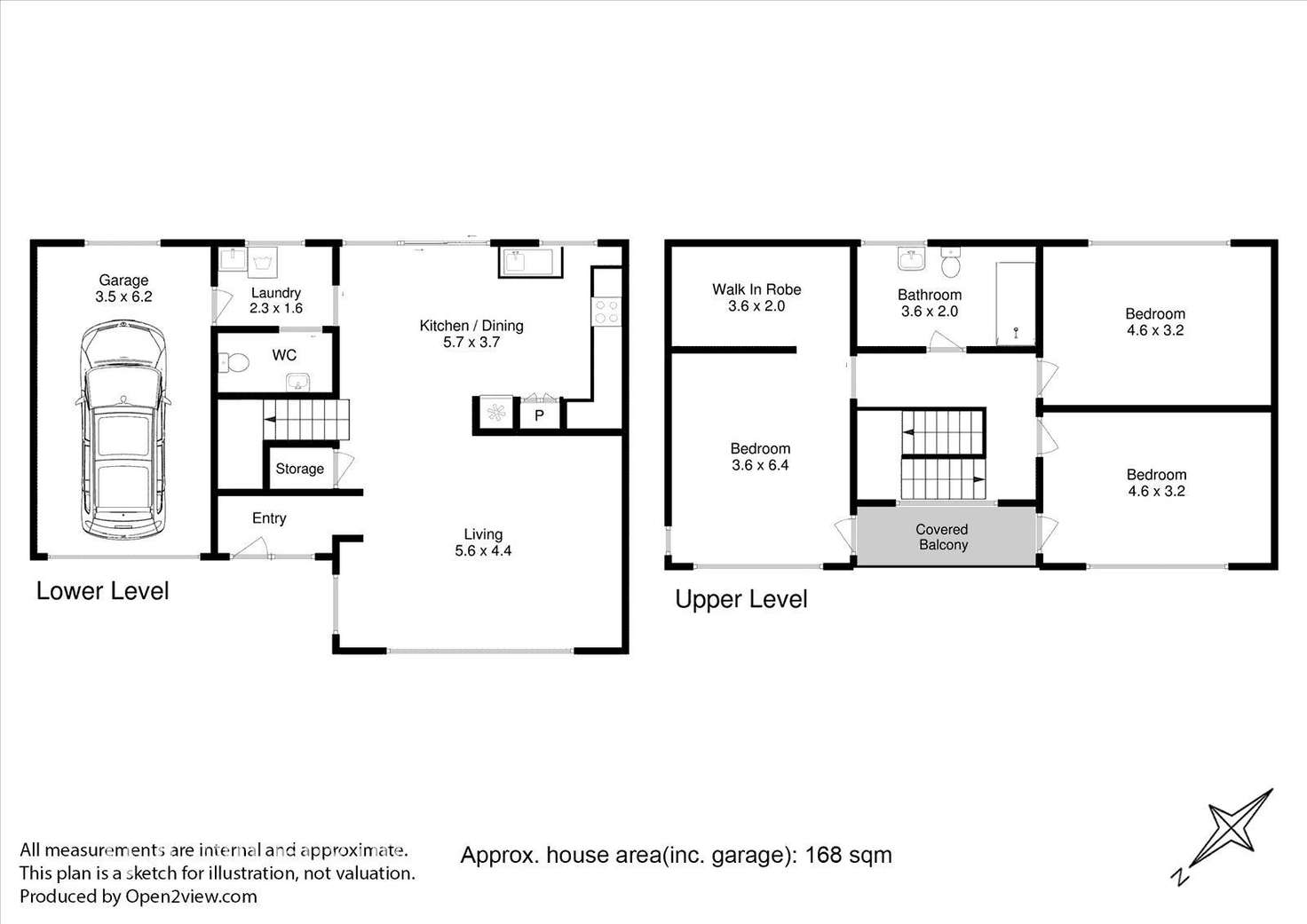 Floorplan of Homely house listing, 2/4 Grove Road, Glenorchy TAS 7010