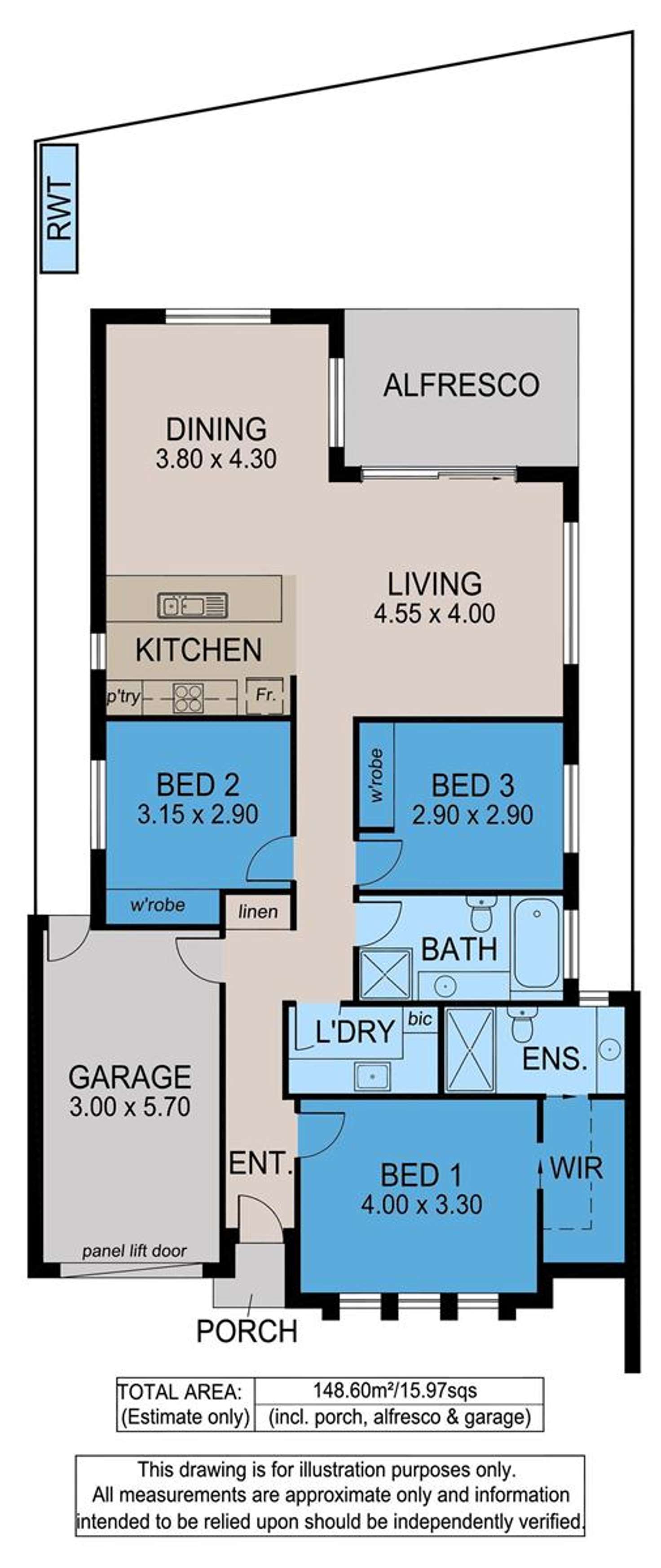 Floorplan of Homely house listing, 16b Ballara Avenue, Warradale SA 5046