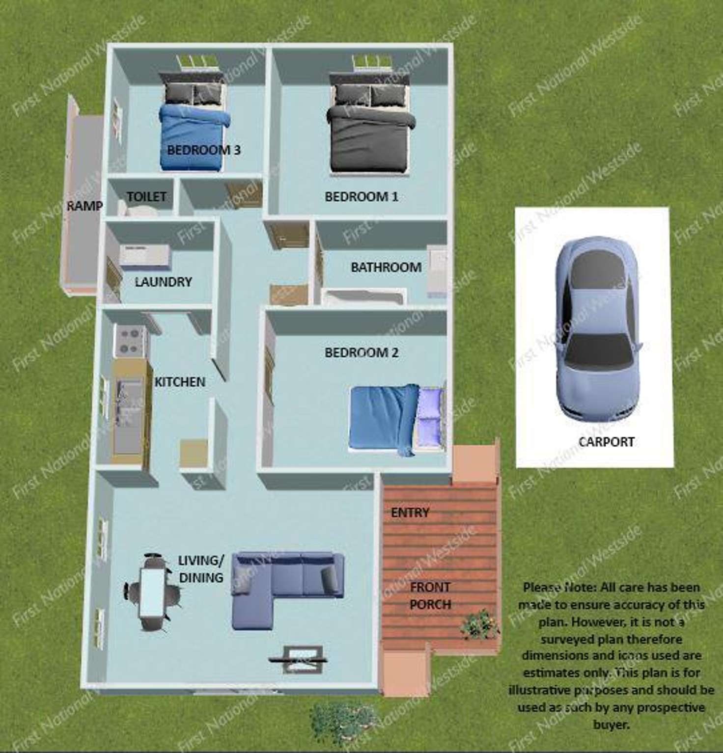 Floorplan of Homely house listing, 49 Caldwell Street, Goodna QLD 4300