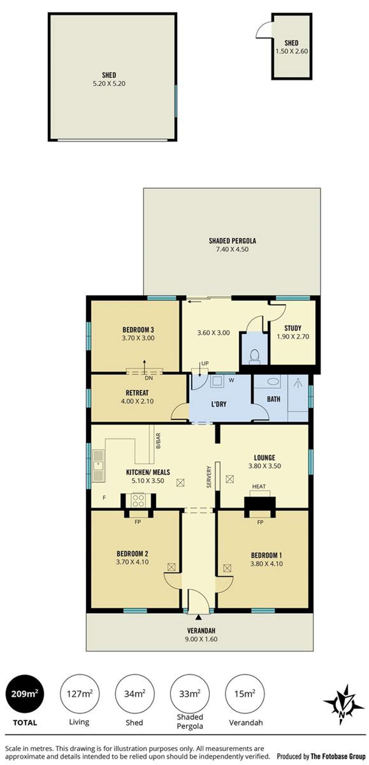 Floorplan of Homely house listing, 10 Swiggs Street, Birkenhead SA 5015