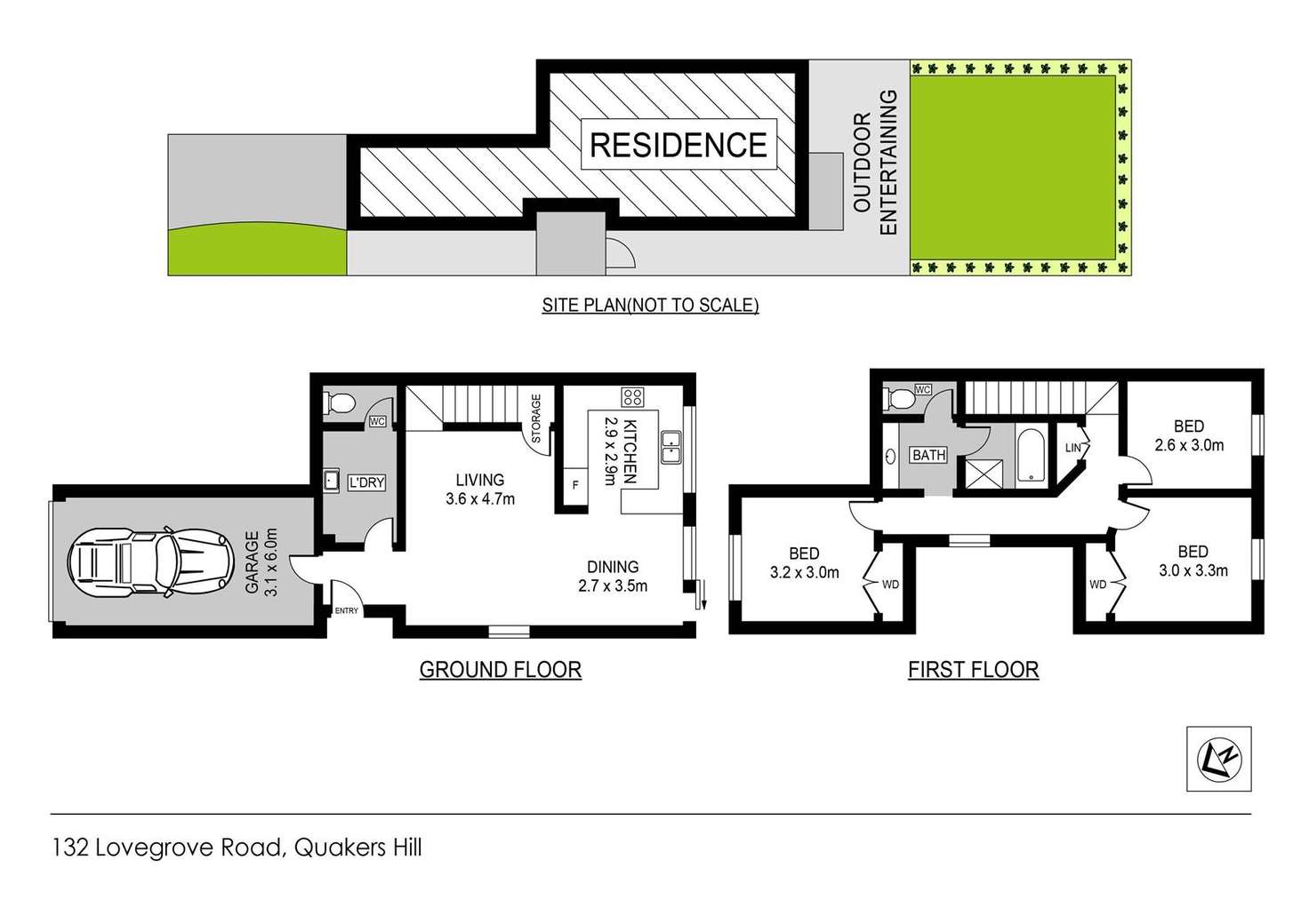 Floorplan of Homely house listing, 132 Lovegrove Drive, Quakers Hill NSW 2763