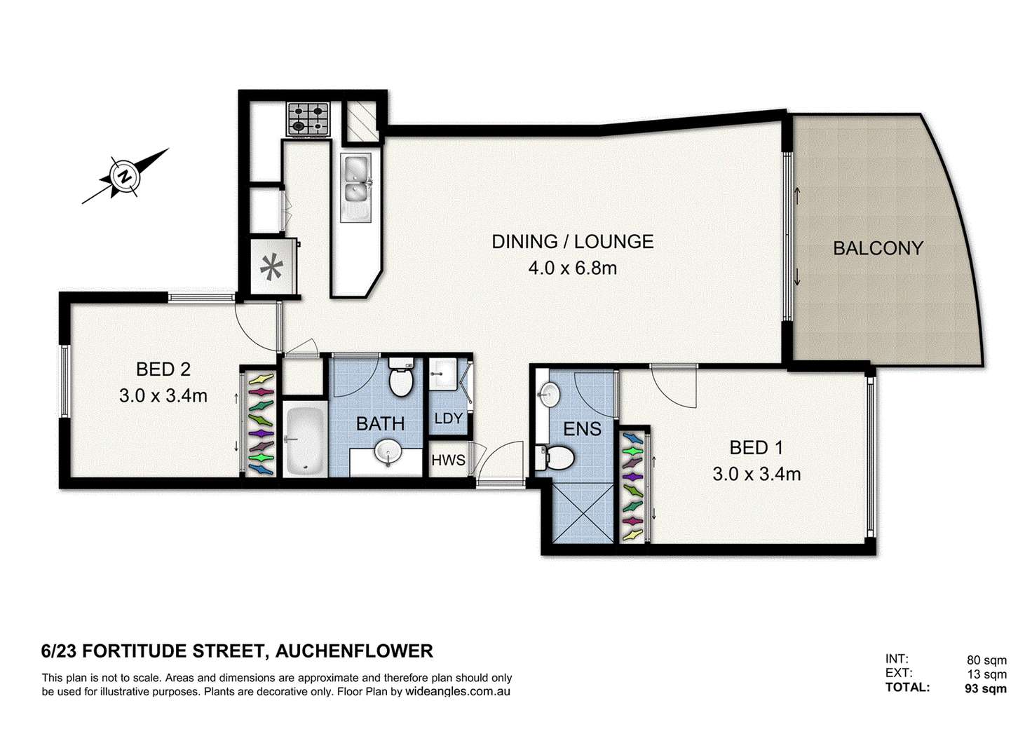 Floorplan of Homely apartment listing, 6/23 Fortitude Street, Auchenflower QLD 4066
