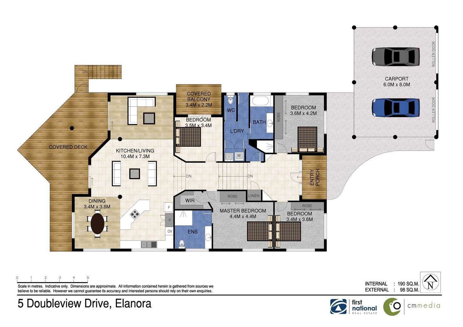 Floorplan of Homely house listing, 5 Doubleview Drive, Elanora QLD 4221