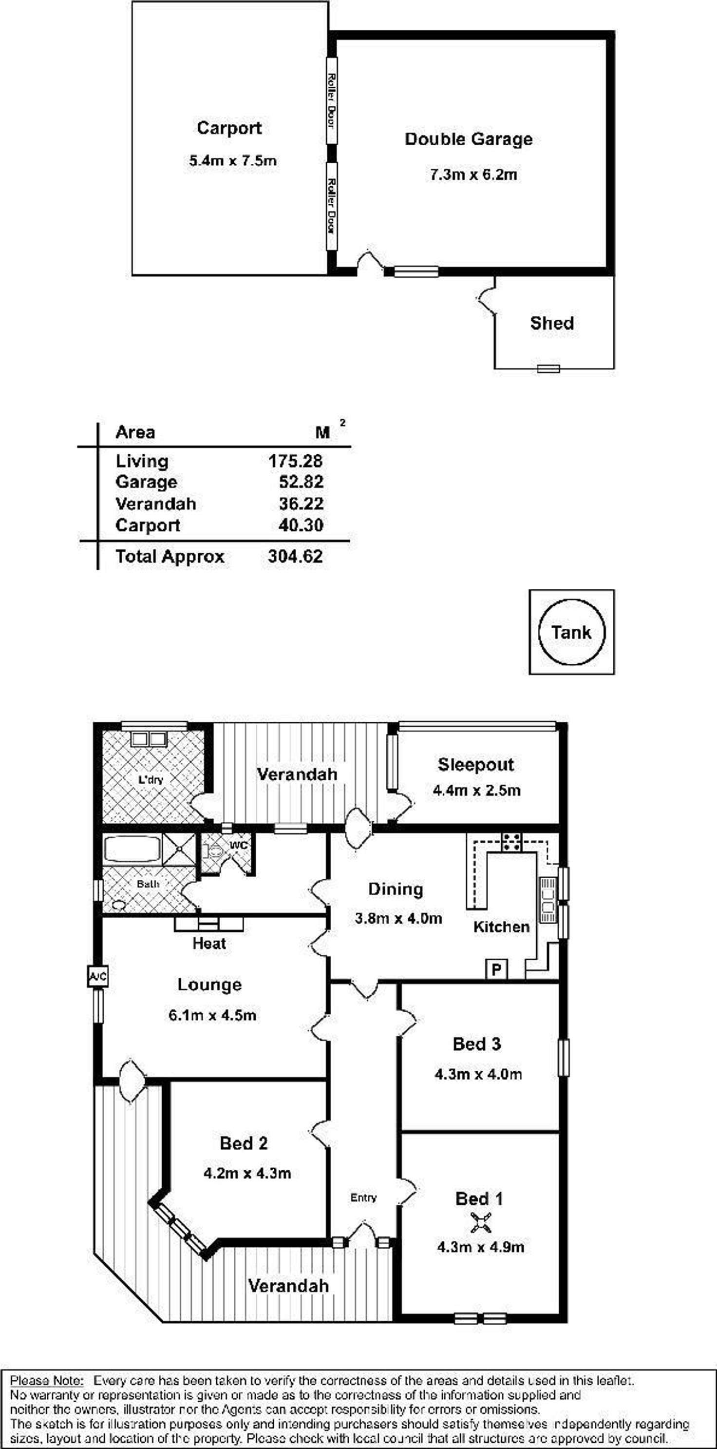 Floorplan of Homely house listing, 58 Bakewell Road, Evandale SA 5069