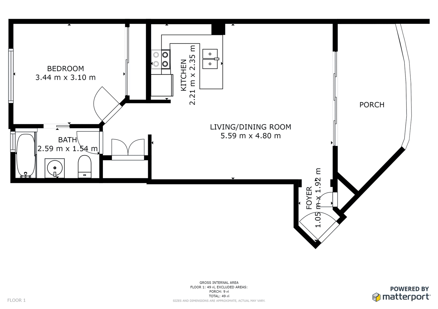 Floorplan of Homely unit listing, 47/150 Marine Parade, Southport QLD 4215