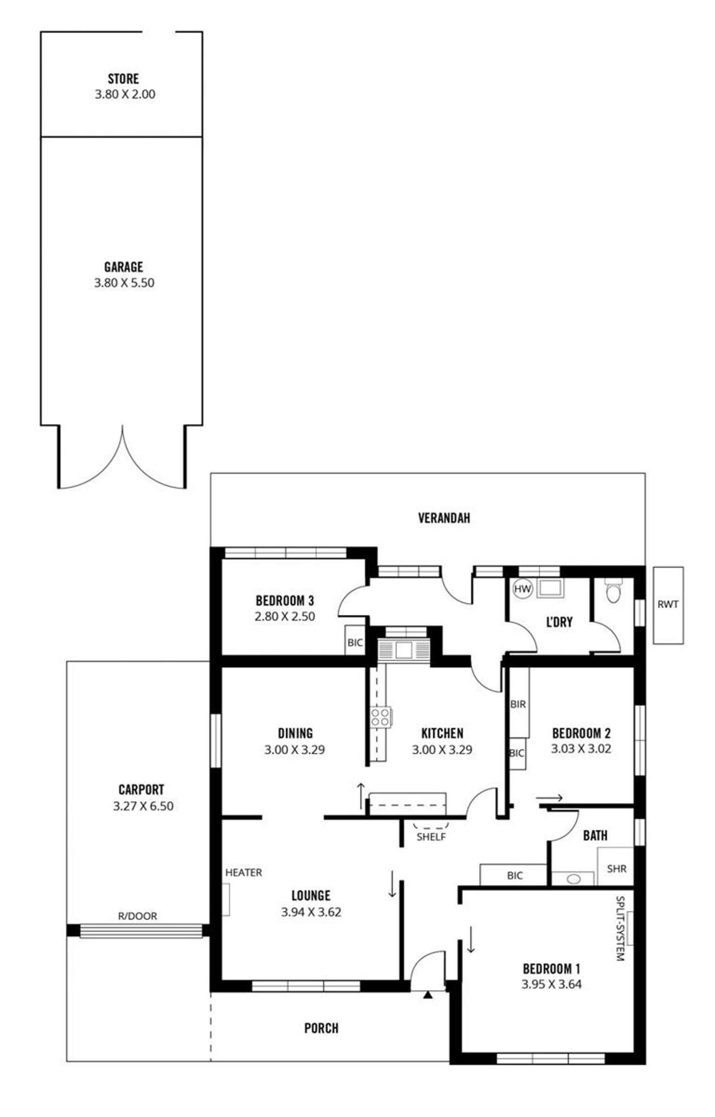 Floorplan of Homely house listing, 15 Smith-Dorrien Street, Netherby SA 5062