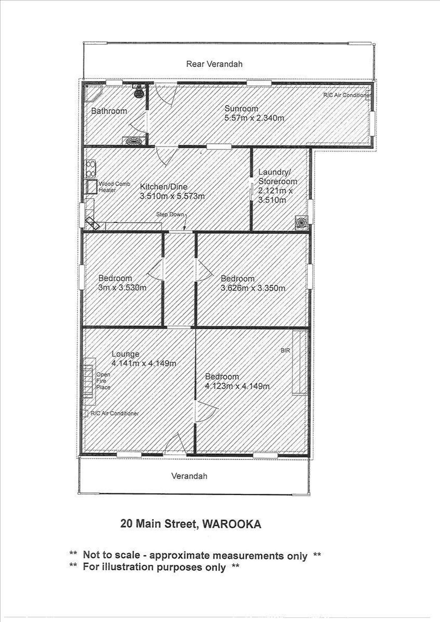 Floorplan of Homely house listing, 20 Main Street, Warooka SA 5577