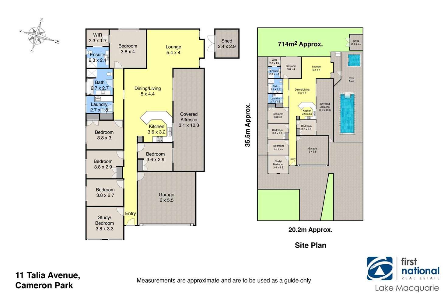 Floorplan of Homely house listing, 11 Talia Avenue, Cameron Park NSW 2285