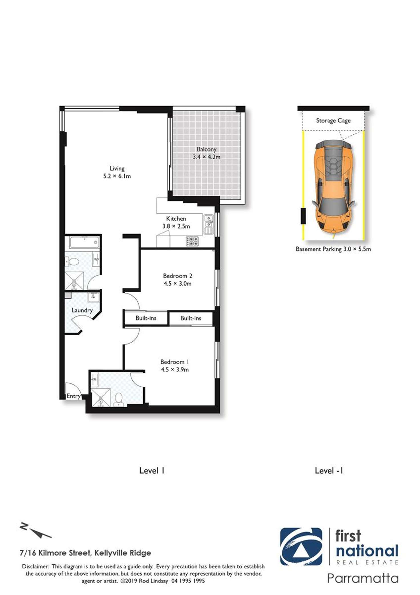 Floorplan of Homely apartment listing, 7/16 Kilmore Street, Kellyville Ridge NSW 2155