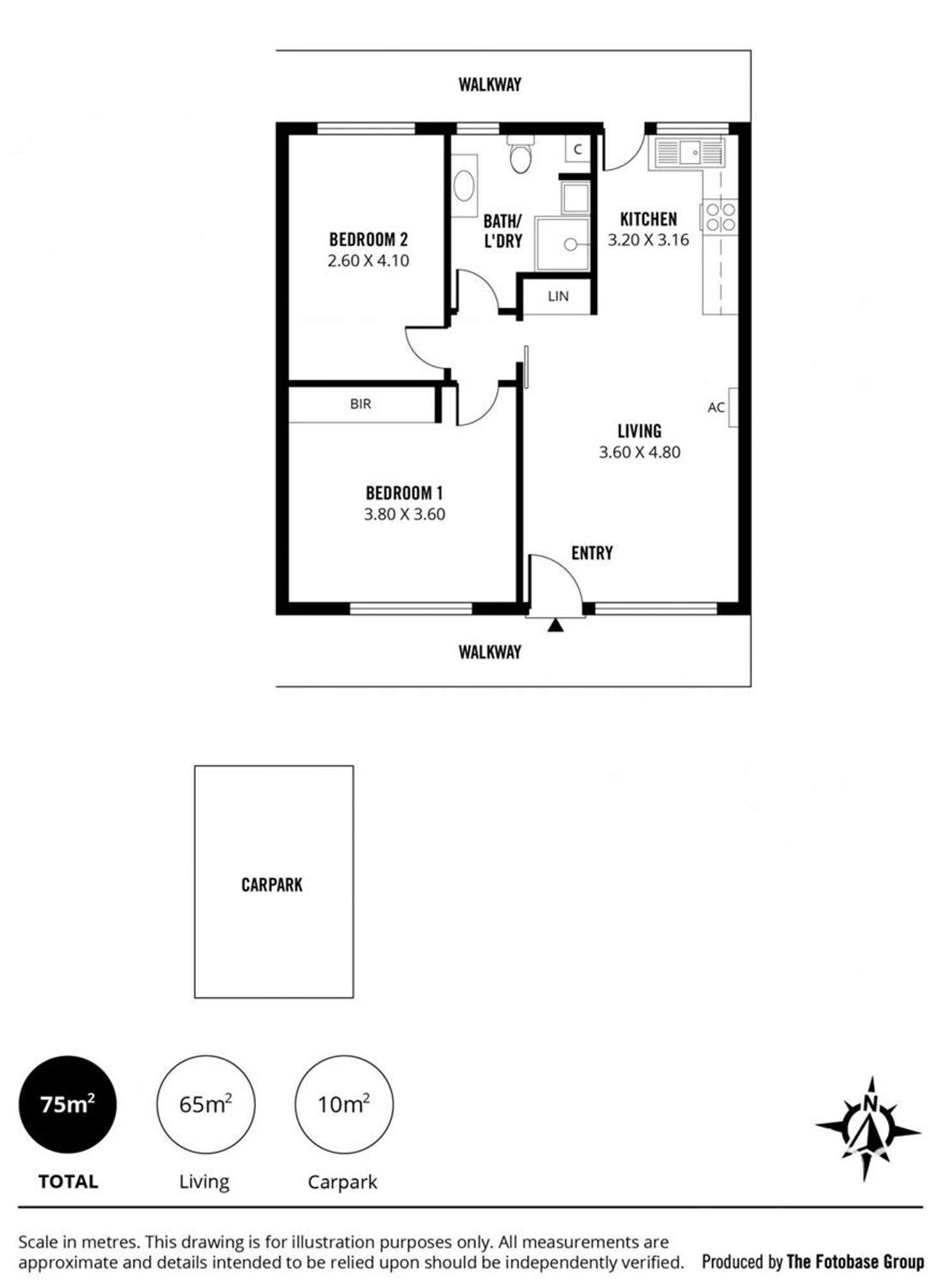 Floorplan of Homely unit listing, 18/2 Emerson Road, Black Forest SA 5035