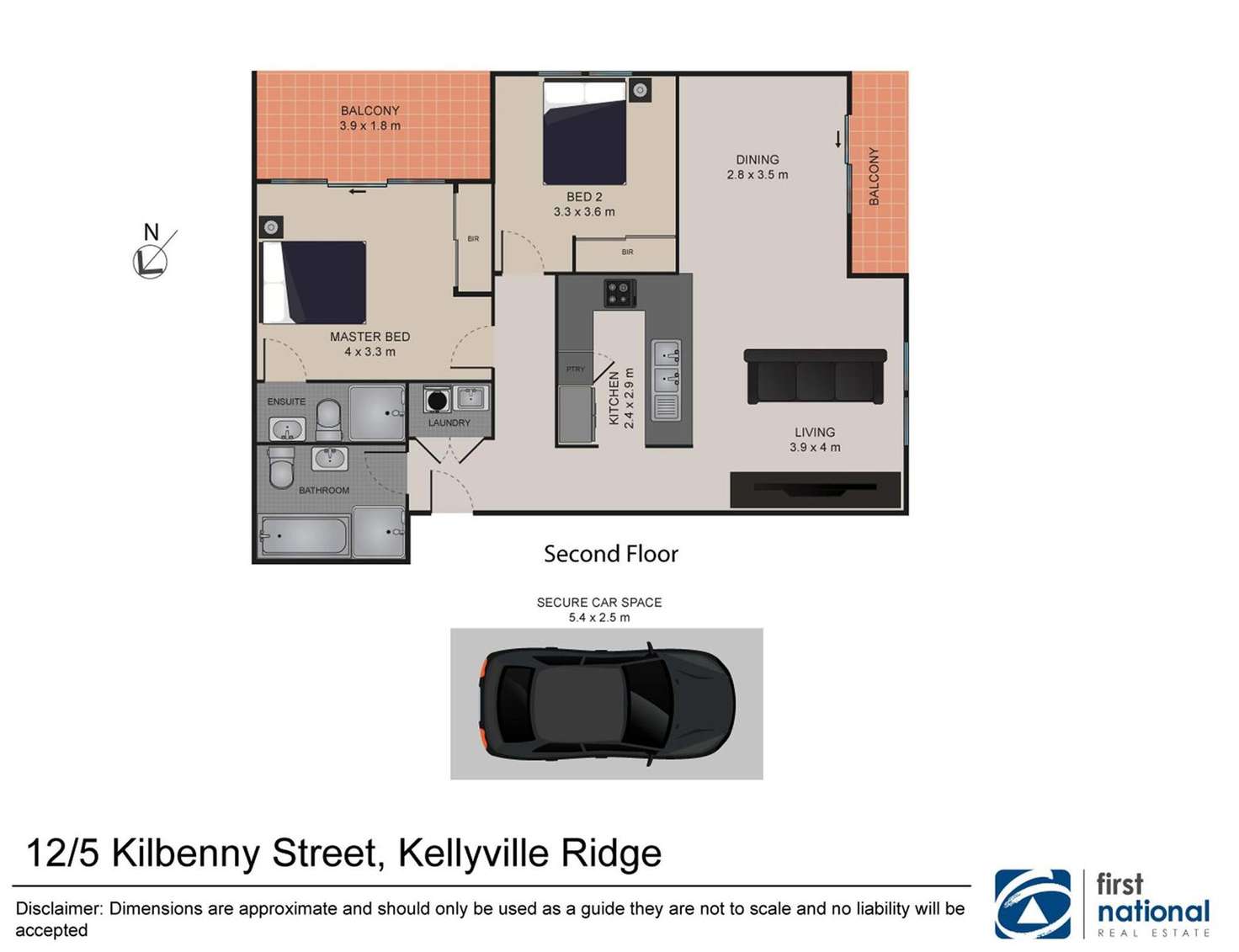 Floorplan of Homely apartment listing, 12/5-7 Kilbenny Street, Kellyville Ridge NSW 2155