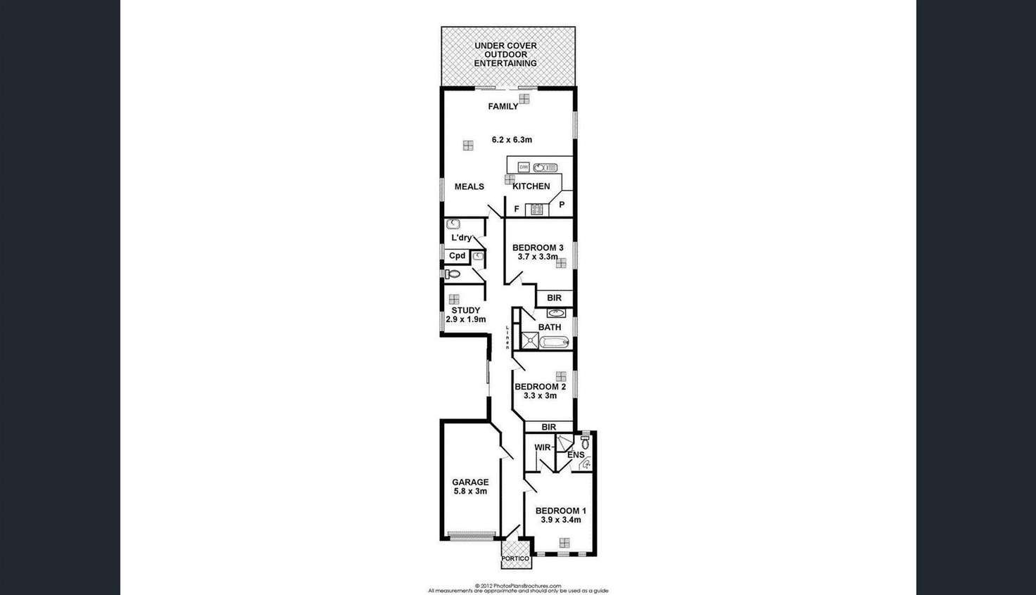 Floorplan of Homely house listing, 24 Harding Street, Glengowrie SA 5044