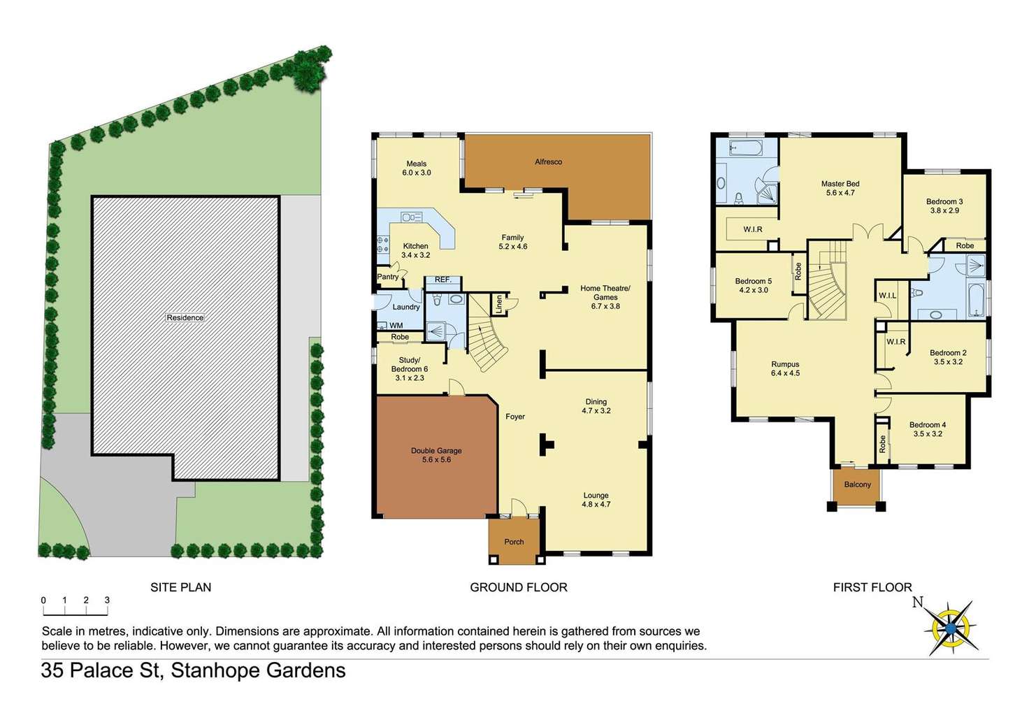 Floorplan of Homely house listing, 35 Palace Street, Stanhope Gardens NSW 2768