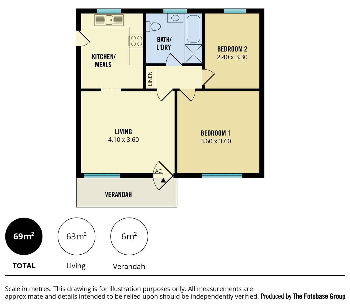 Floorplan of Homely unit listing, 37/47 Jarvis Road, Elizabeth Vale SA 5112