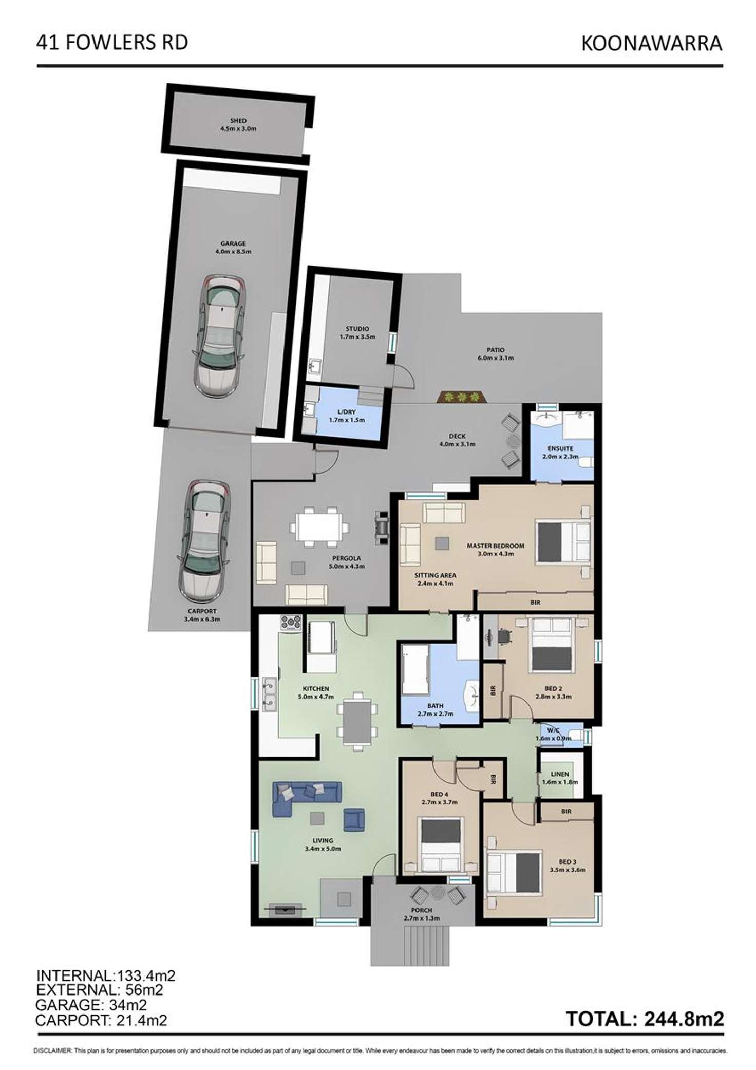Floorplan of Homely house listing, 41 Fowlers Road, Koonawarra NSW 2530