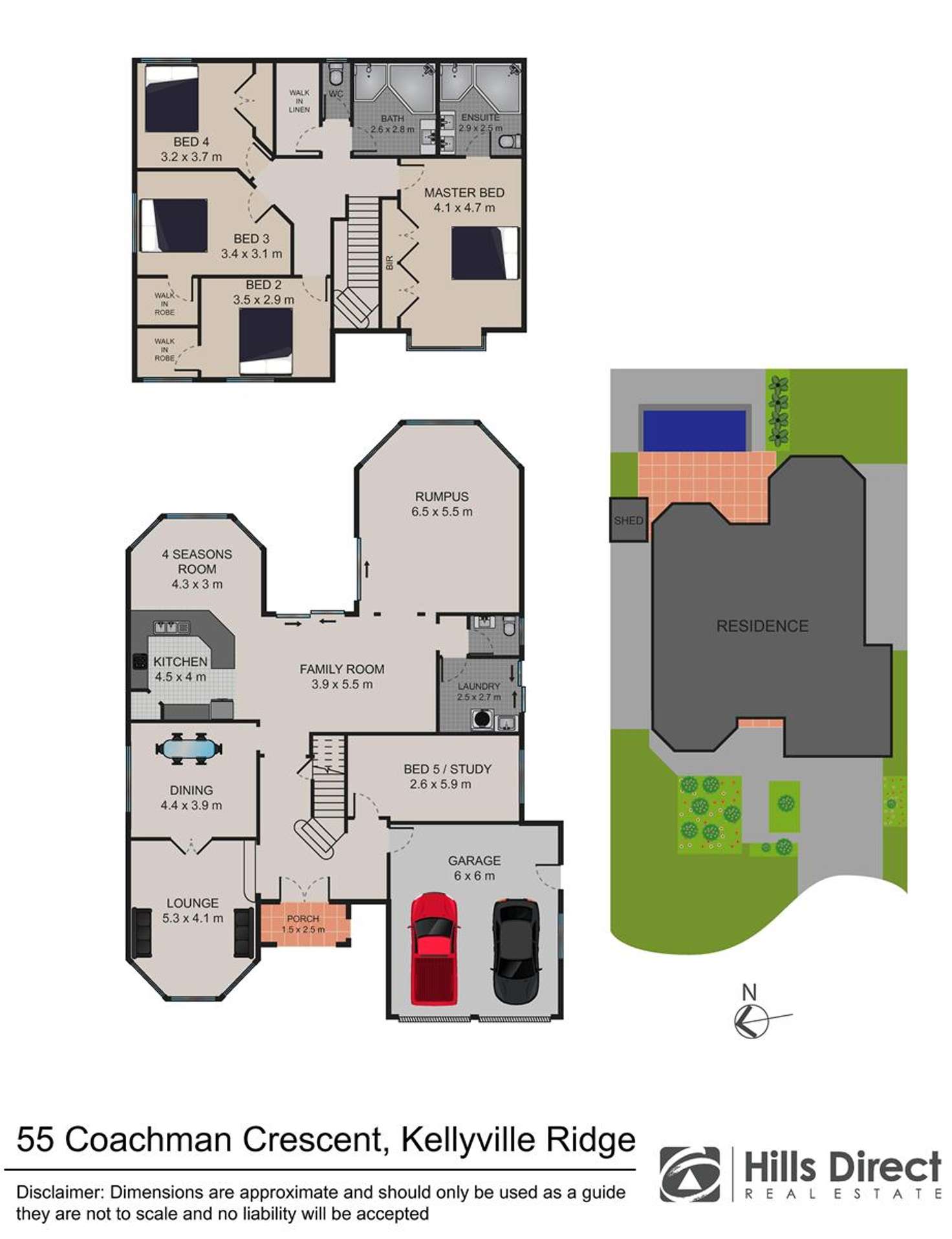 Floorplan of Homely house listing, 55 Coachman Crescent, Kellyville Ridge NSW 2155