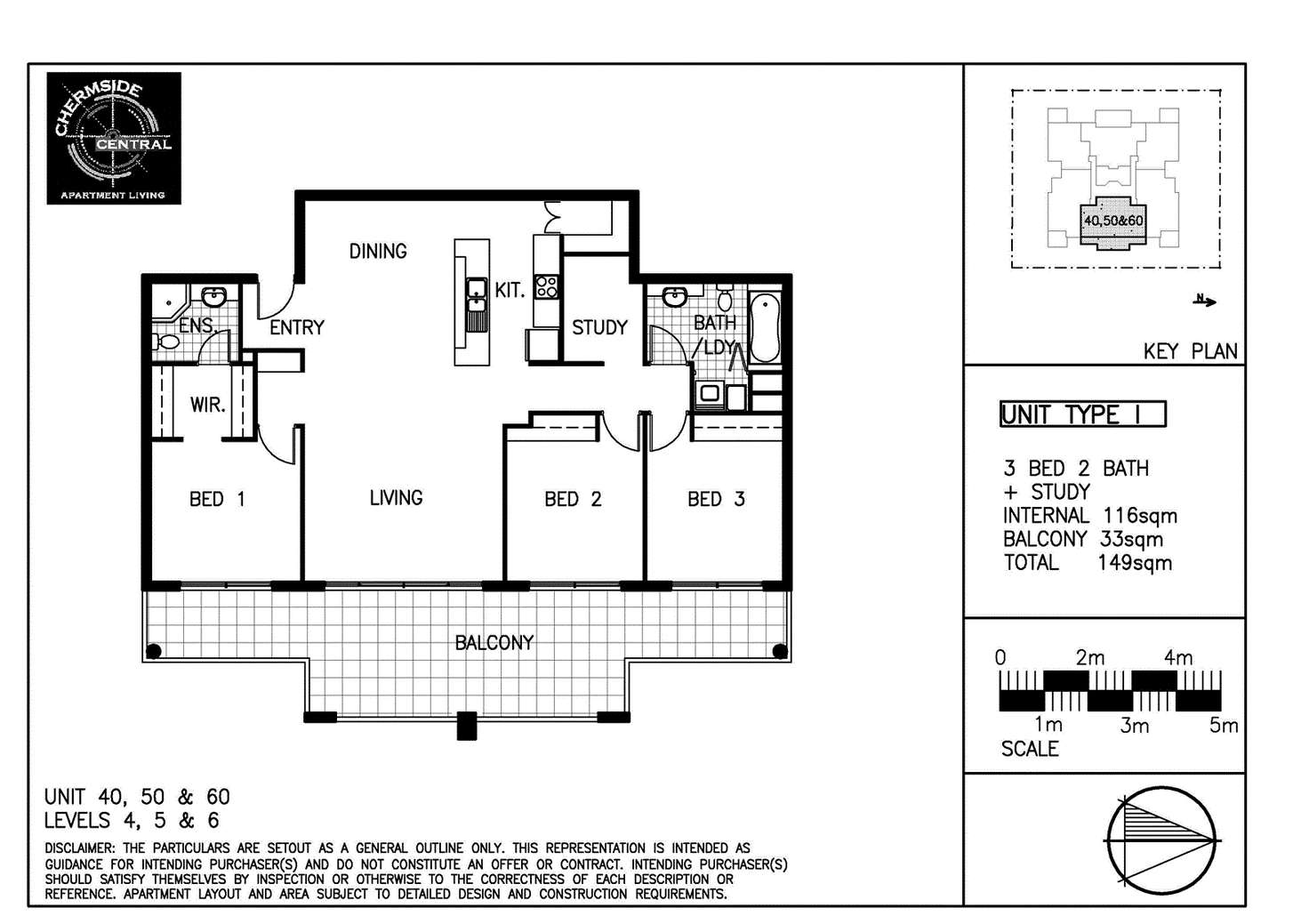 Floorplan of Homely apartment listing, 40/46 Playfield Street, Chermside QLD 4032