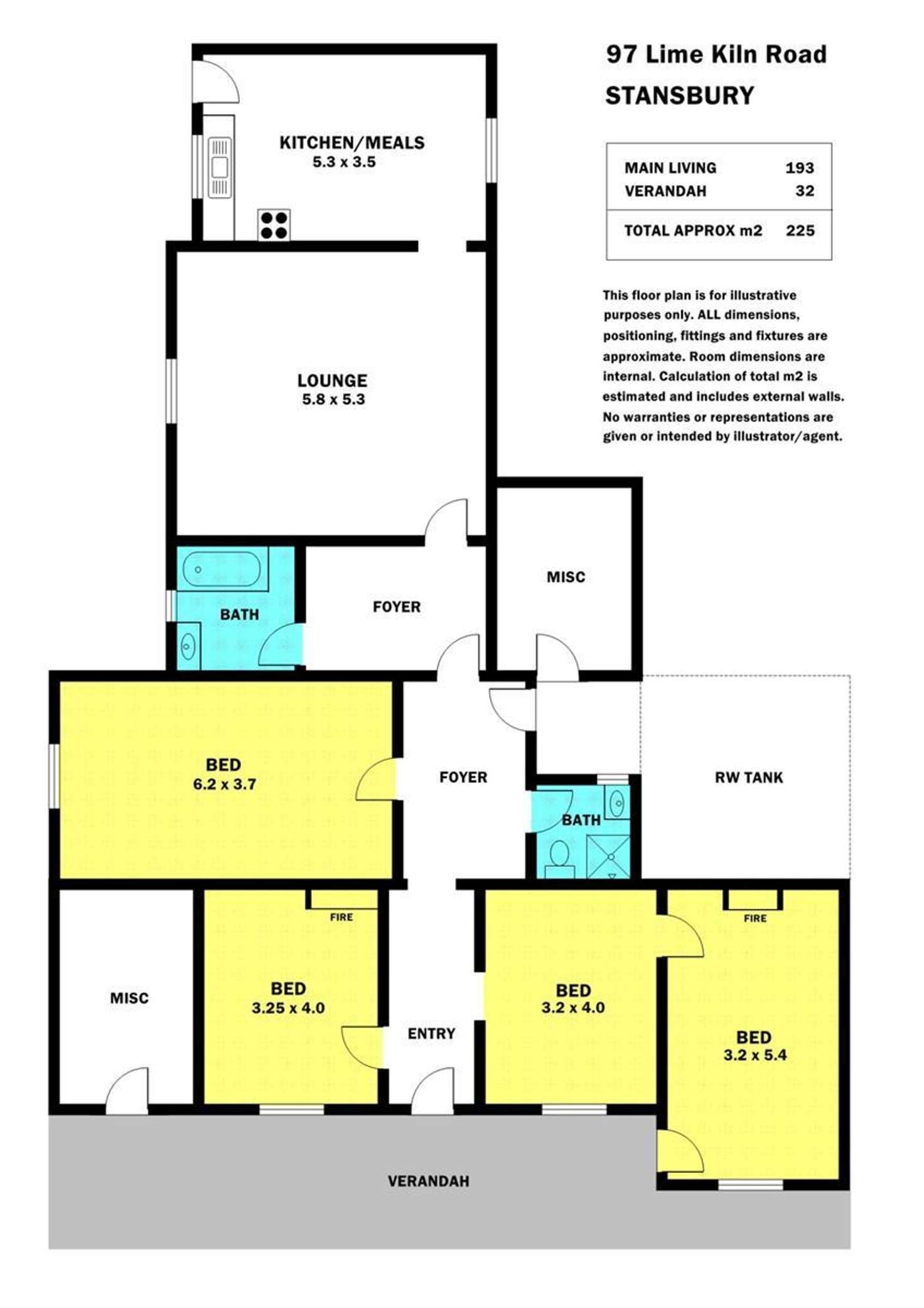 Floorplan of Homely house listing, 97 Lime Kiln Road, Stansbury SA 5582