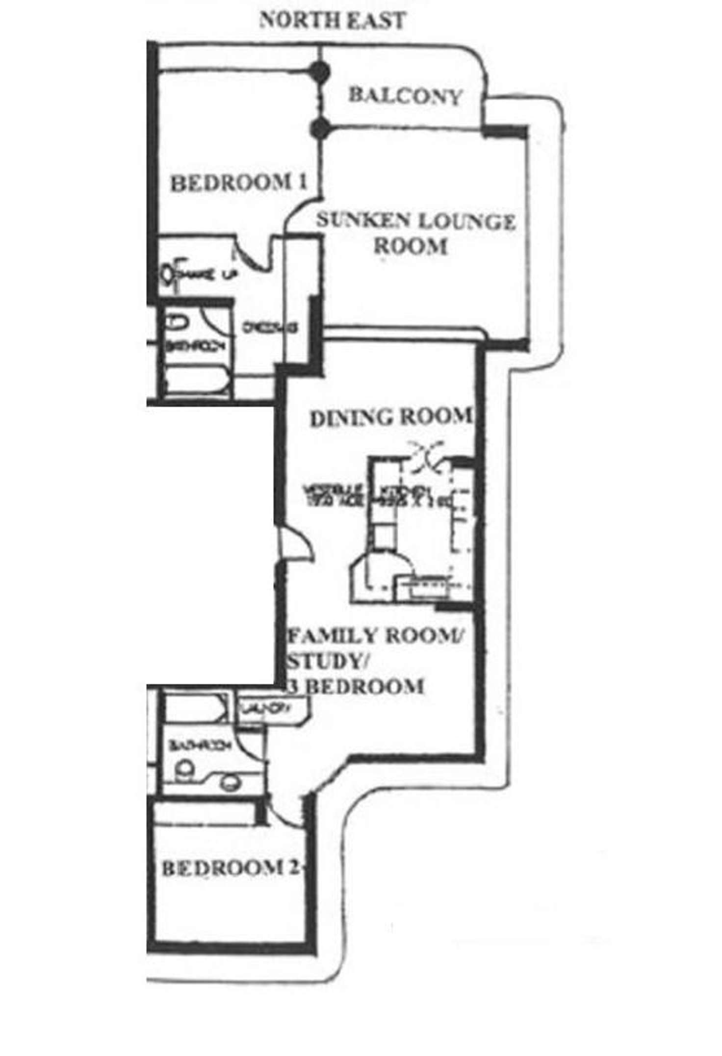 Floorplan of Homely apartment listing, 35 'Admiral North' 14 Macarthur Parade, Main Beach QLD 4217
