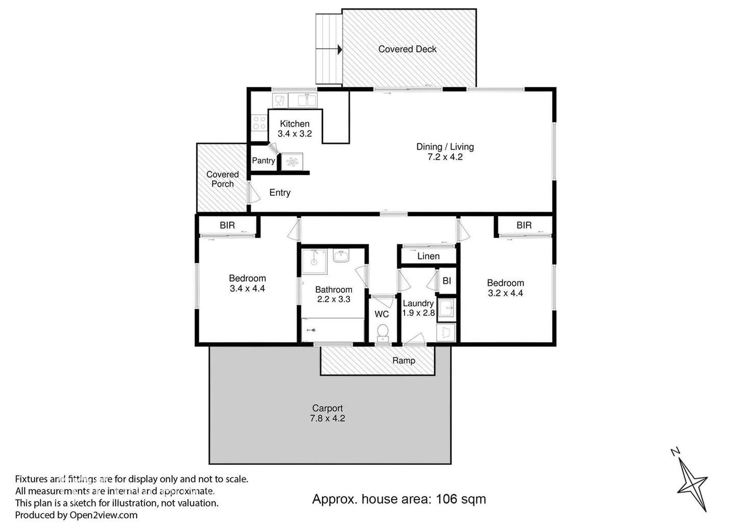 Floorplan of Homely house listing, 1/30 Arve Road, Geeveston TAS 7116