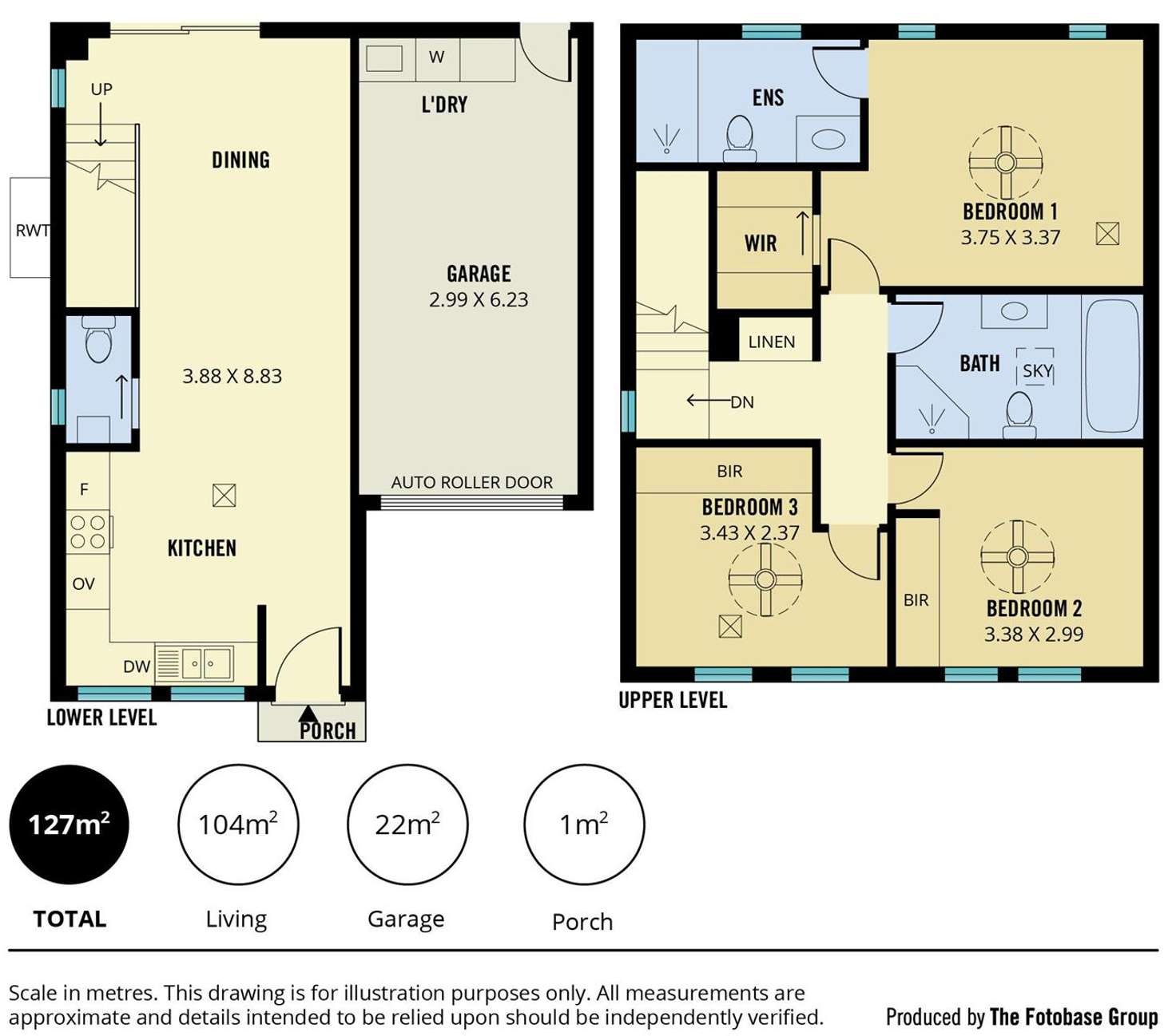 Floorplan of Homely townhouse listing, 6/2a Garth Street, Woodville Park SA 5011