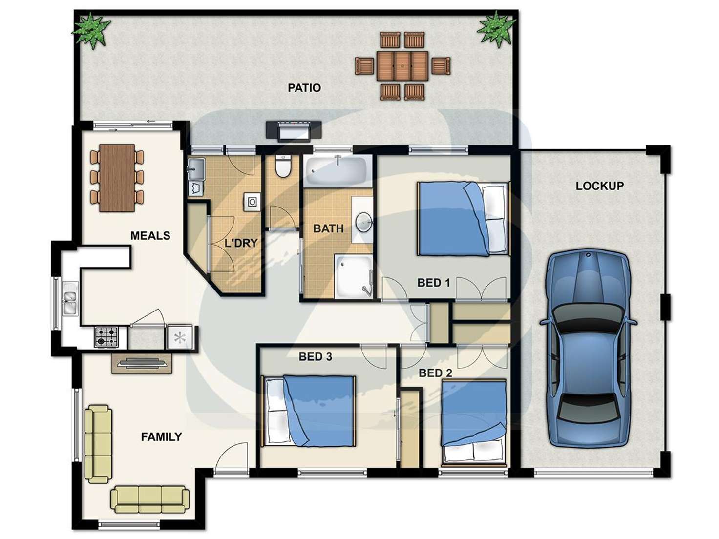 Floorplan of Homely house listing, 18 Marang Court, Tanah Merah QLD 4128