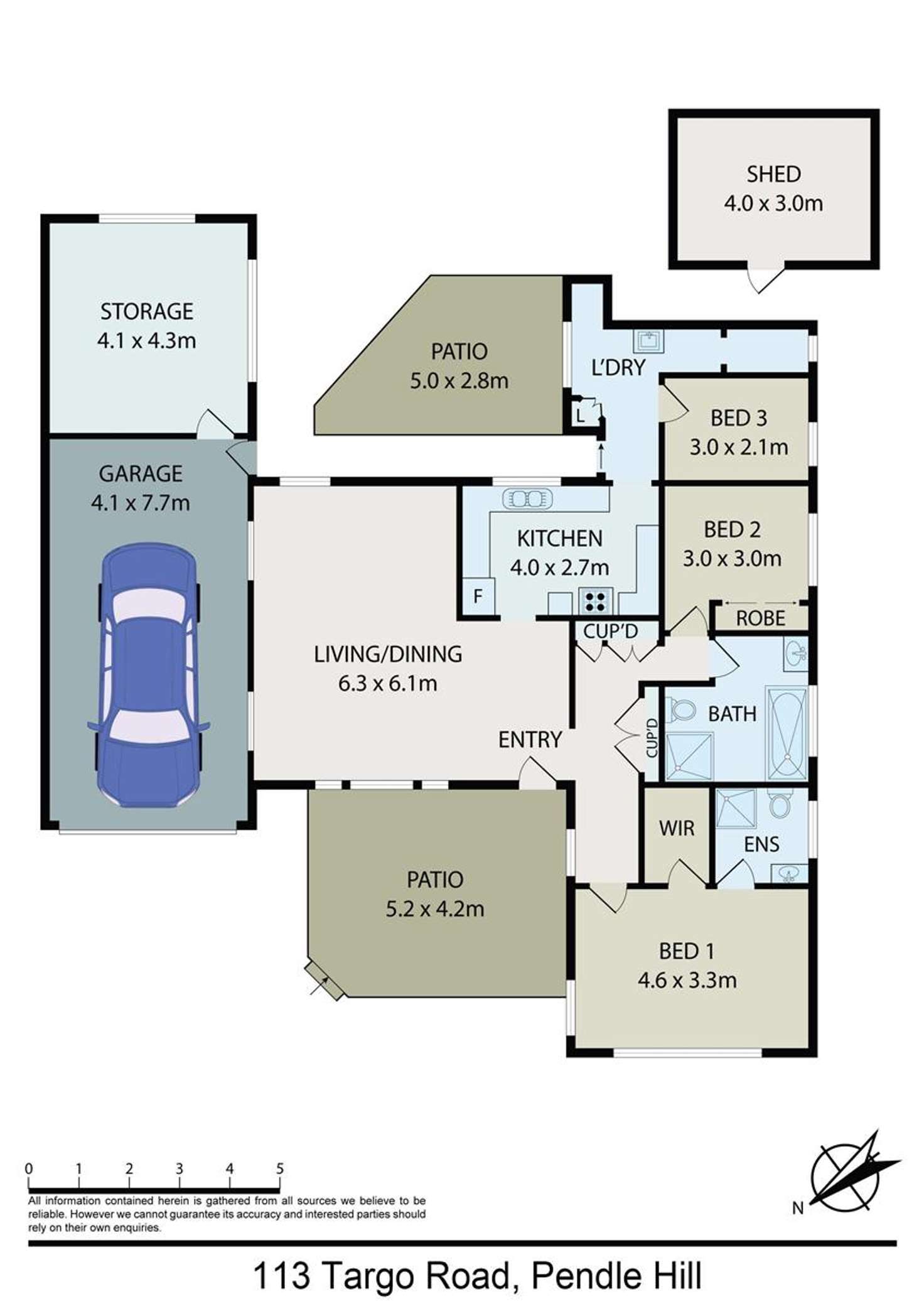 Floorplan of Homely house listing, 113 Targo Road, Pendle Hill NSW 2145