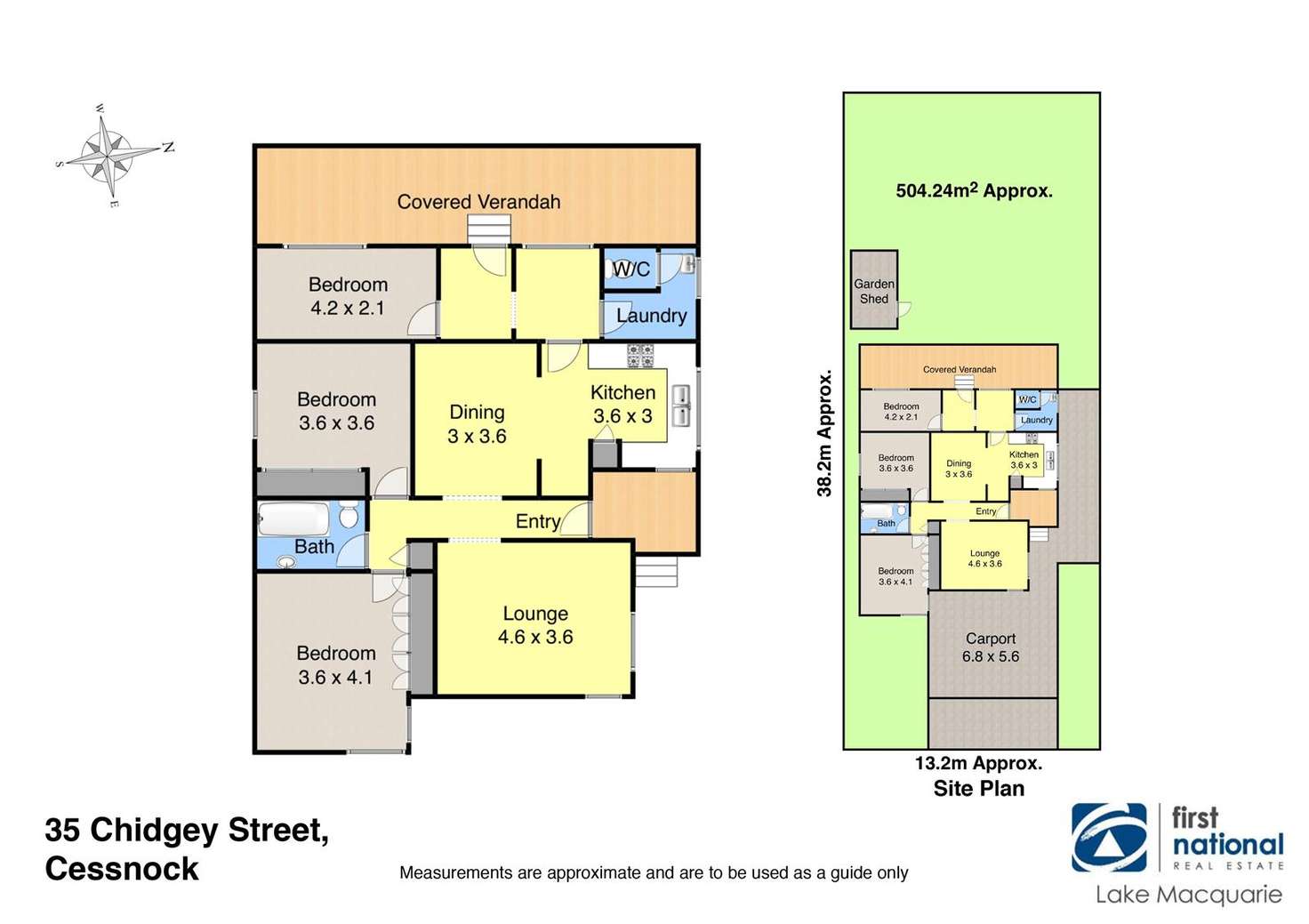 Floorplan of Homely house listing, 35 Chidgey Street, Cessnock NSW 2325
