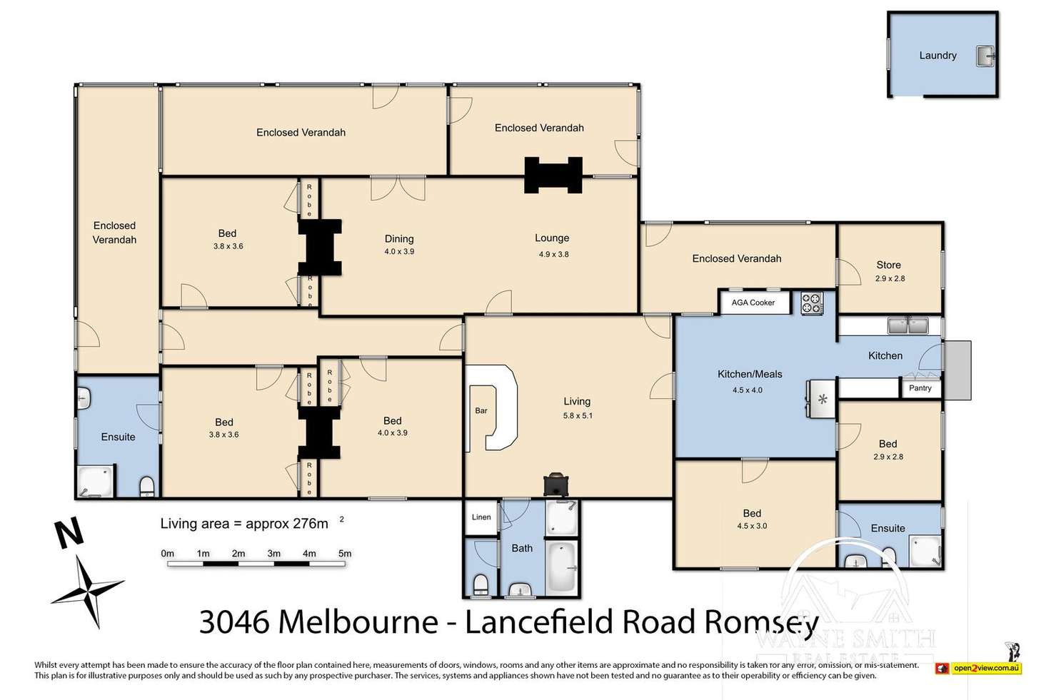 Floorplan of Homely house listing, 3046 Melbourne- Lancefield Road, Romsey VIC 3434