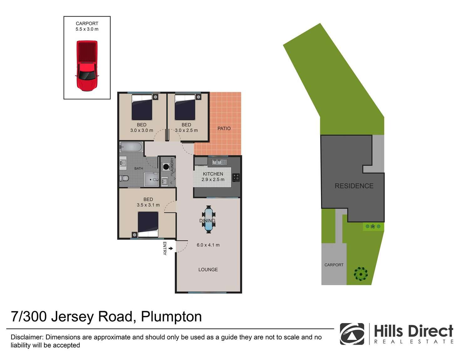 Floorplan of Homely villa listing, 7/300 Jersey Road, Plumpton NSW 2761