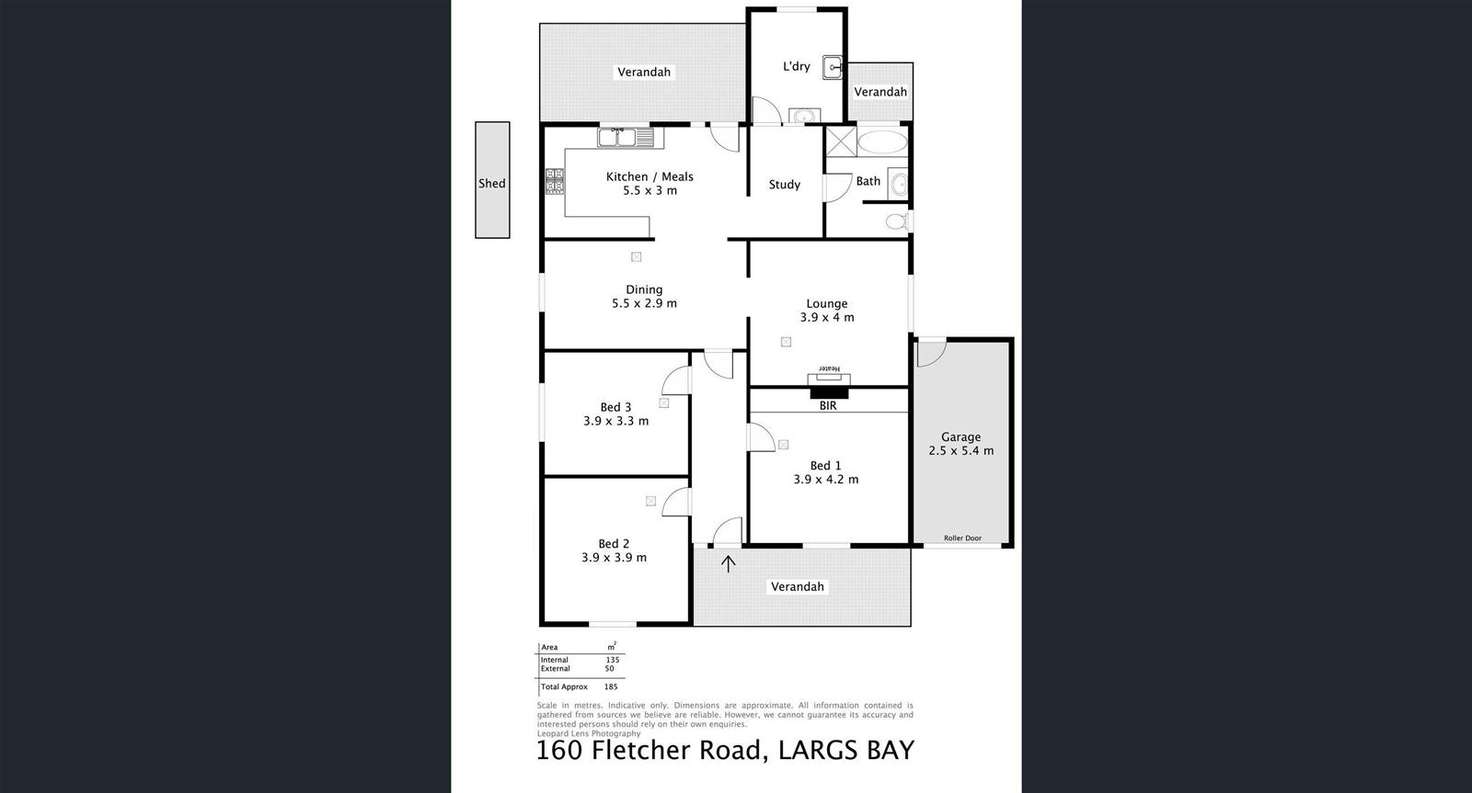 Floorplan of Homely house listing, 160 Fletcher Road, Largs Bay SA 5016