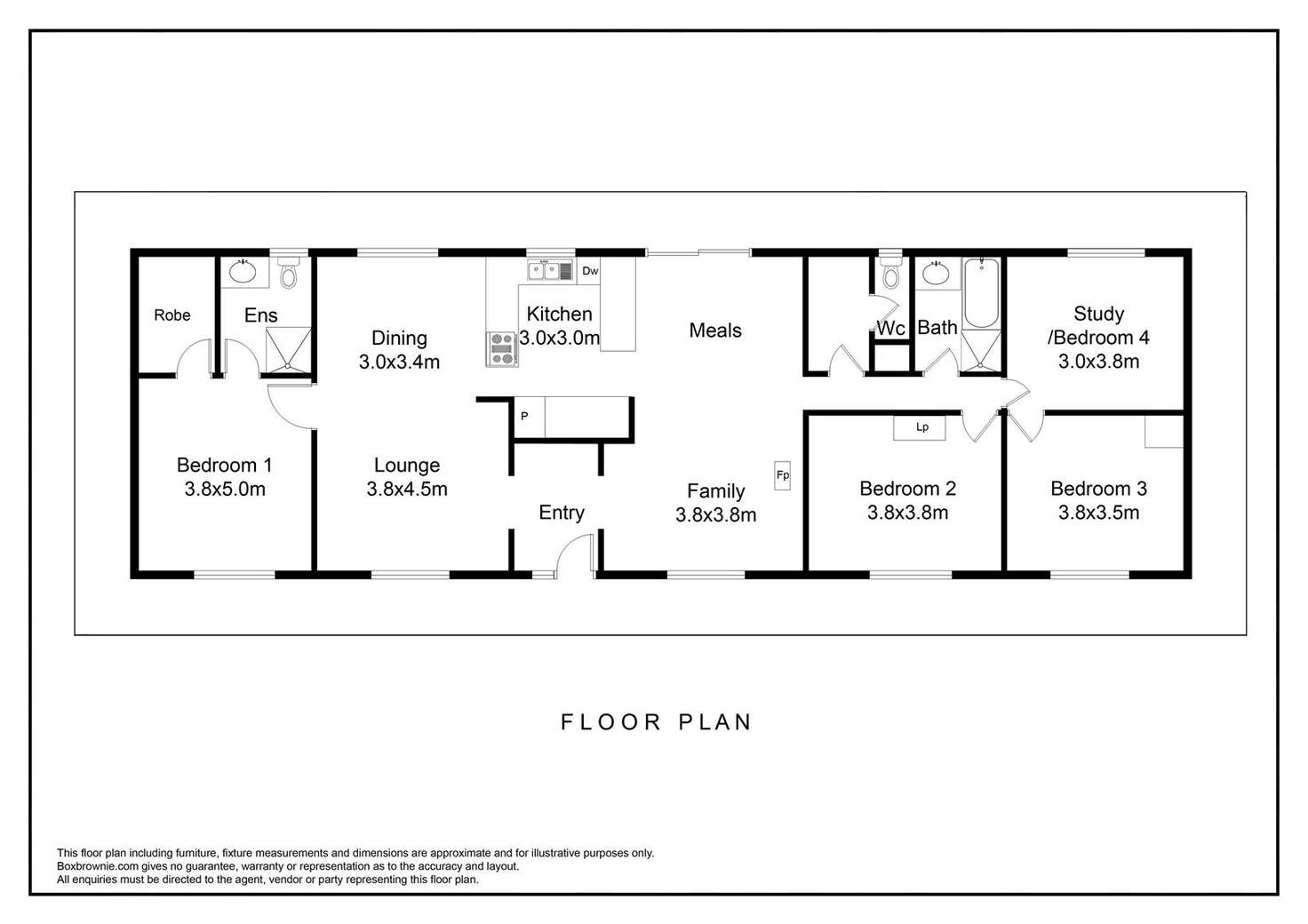 Floorplan of Homely house listing, 21 Young Road, Kanmantoo SA 5252