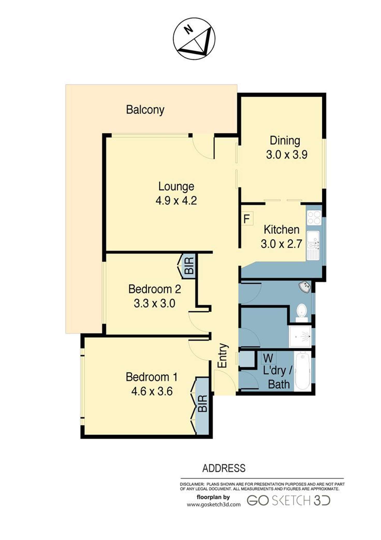 Floorplan of Homely unit listing, 3/65 Warren Road, Marrickville NSW 2204