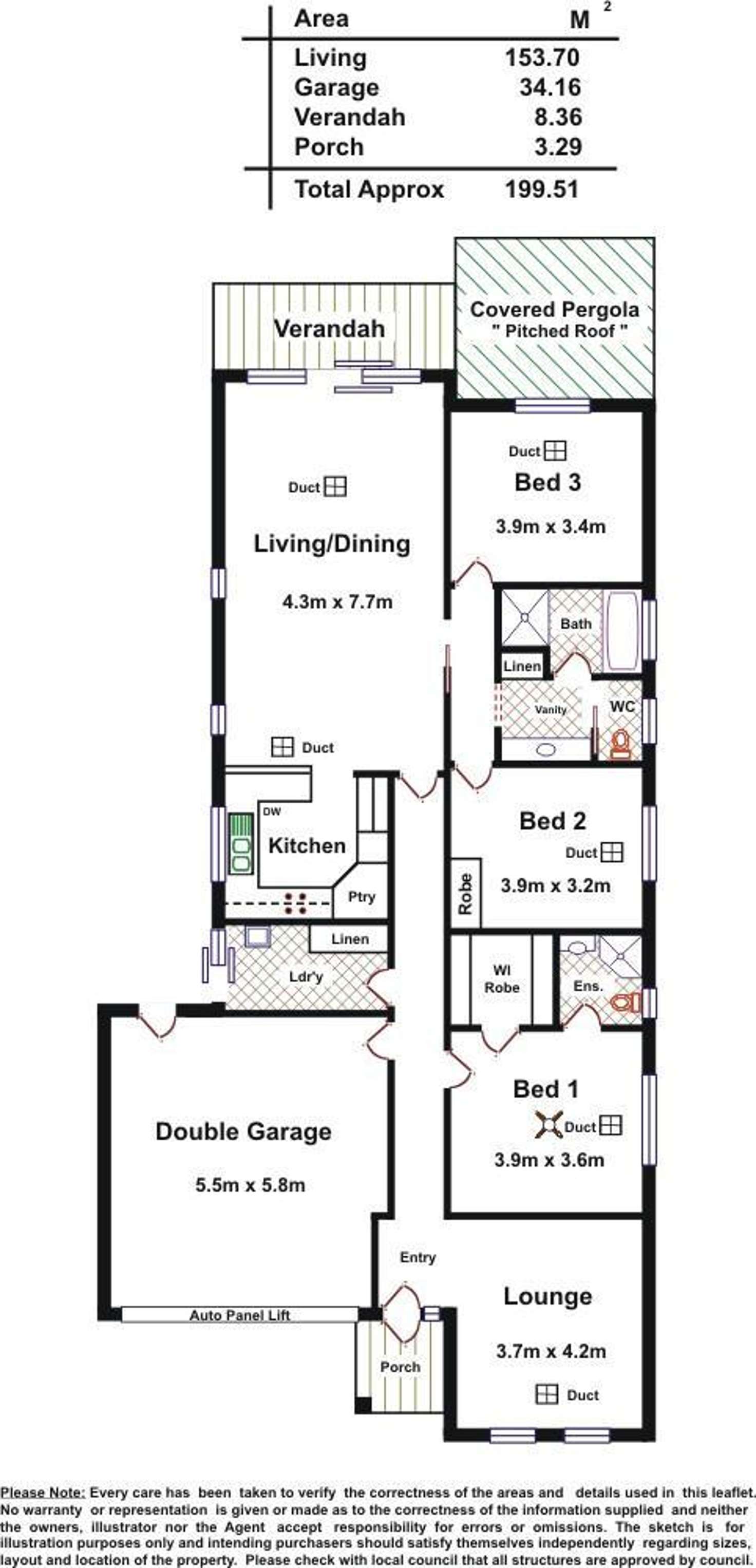 Floorplan of Homely house listing, 24 Roslind Street, Kensington Gardens SA 5068