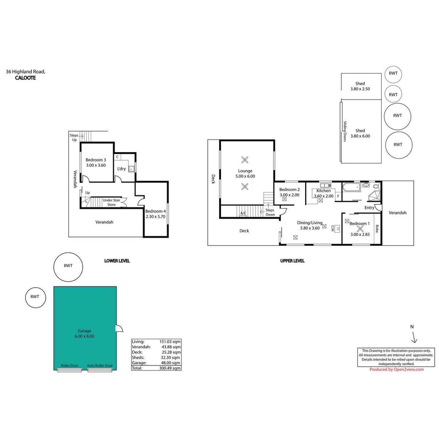 Floorplan of Homely house listing, 36 Highland Road, Caloote SA 5254