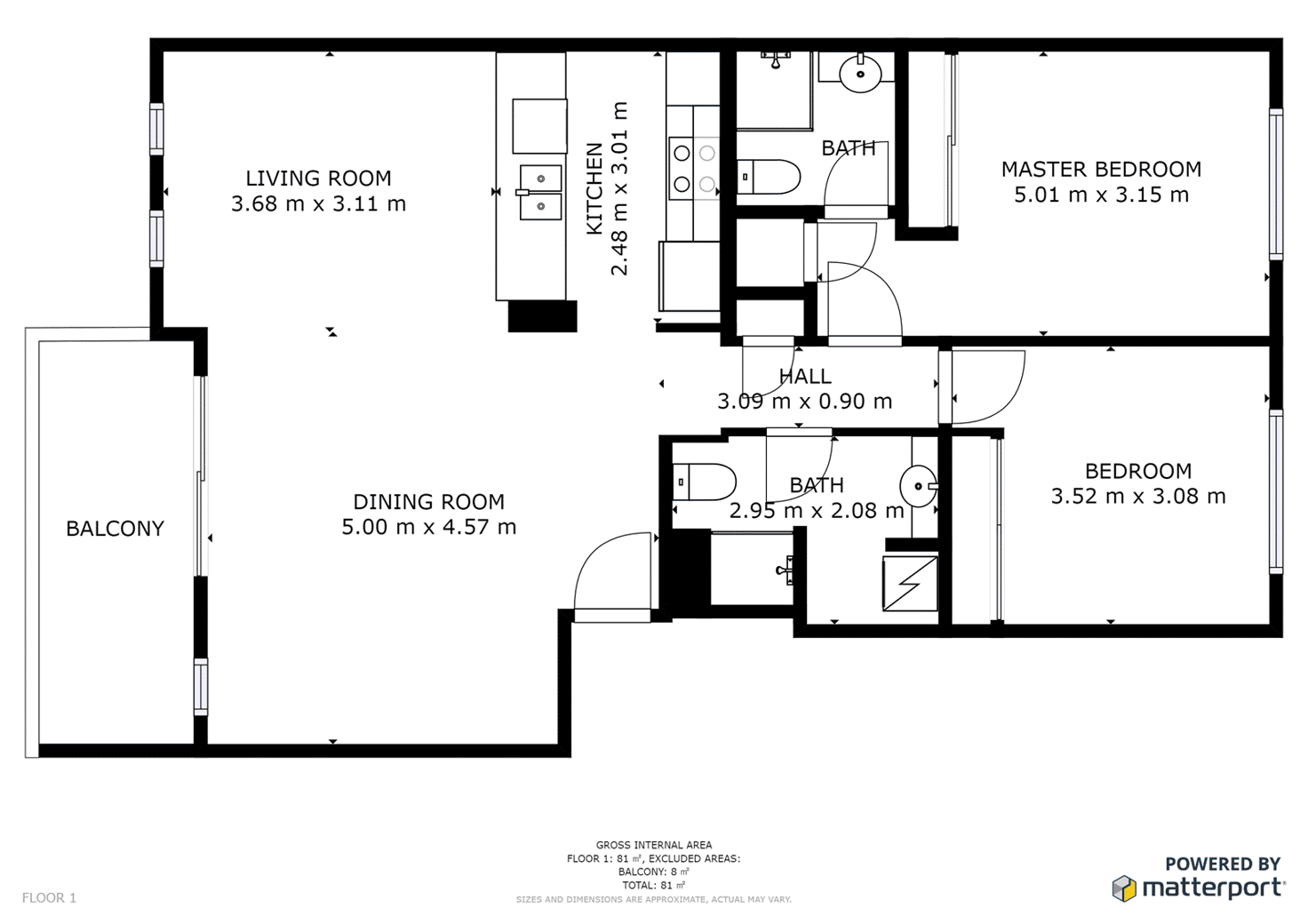 Floorplan of Homely unit listing, 14/79-83 Townson Avenue, Palm Beach QLD 4221