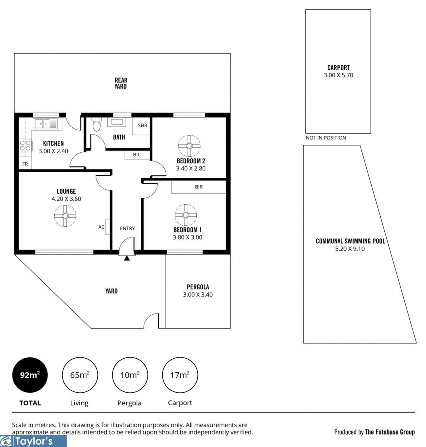 Floorplan of Homely unit listing, 2/11 Price Avenue, Klemzig SA 5087