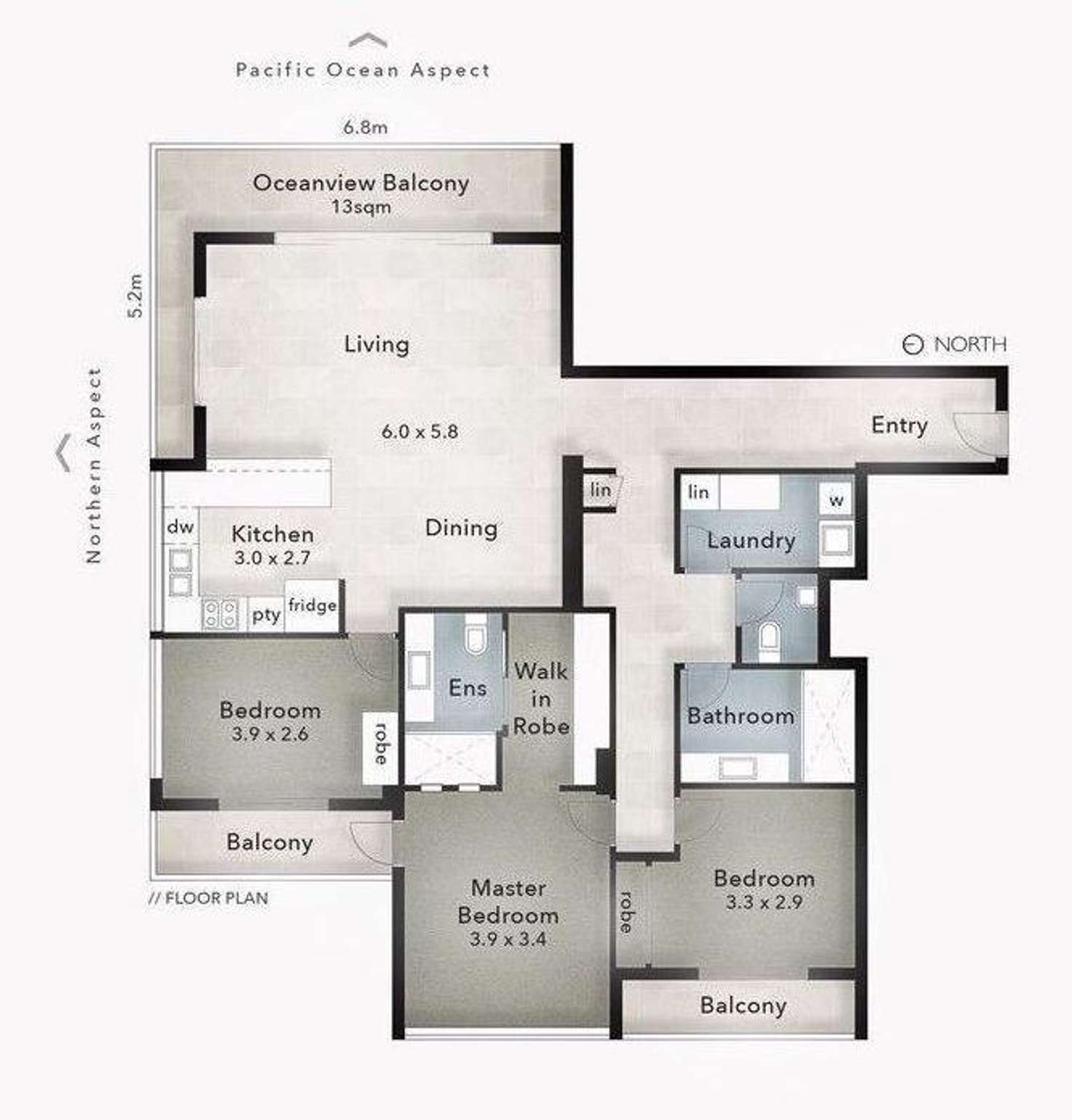 Floorplan of Homely apartment listing, 24/1 First Avenue, Surfers Paradise QLD 4217