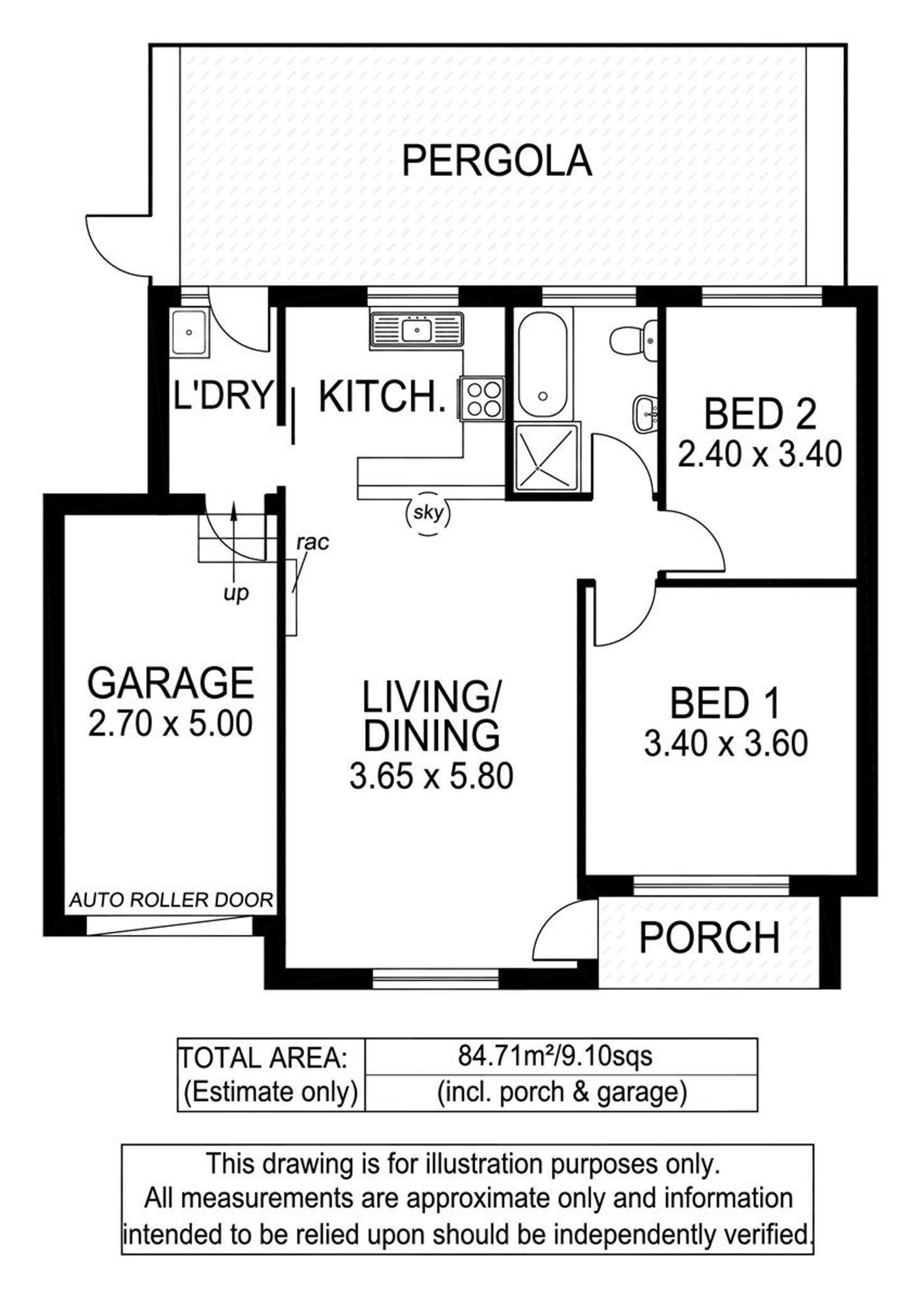 Floorplan of Homely unit listing, 6/6 Cawthorne Avenue, Pasadena SA 5042