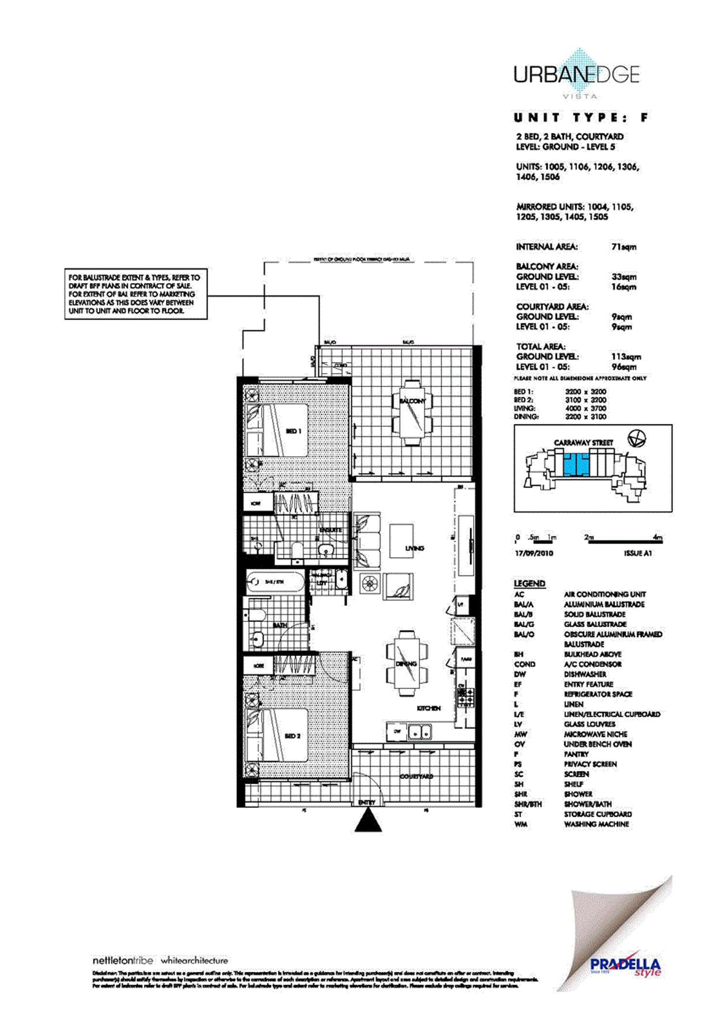 Floorplan of Homely apartment listing, 1306/16 Ramsgate Street, Kelvin Grove QLD 4059