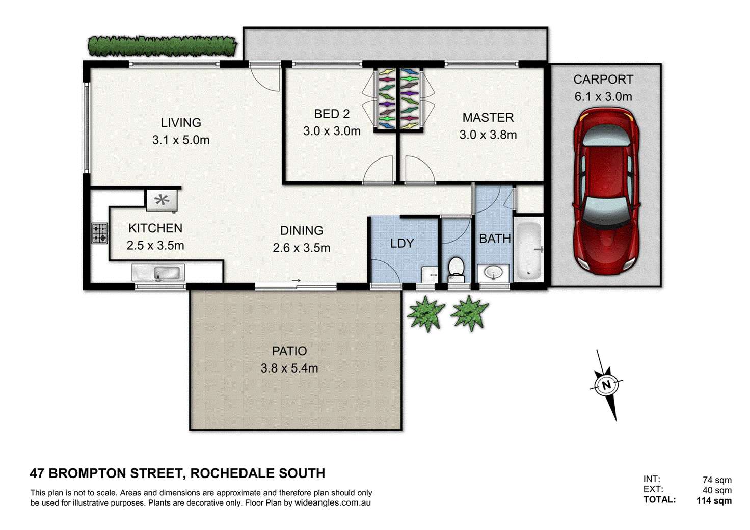 Floorplan of Homely house listing, 47 Brompton Street, Rochedale South QLD 4123