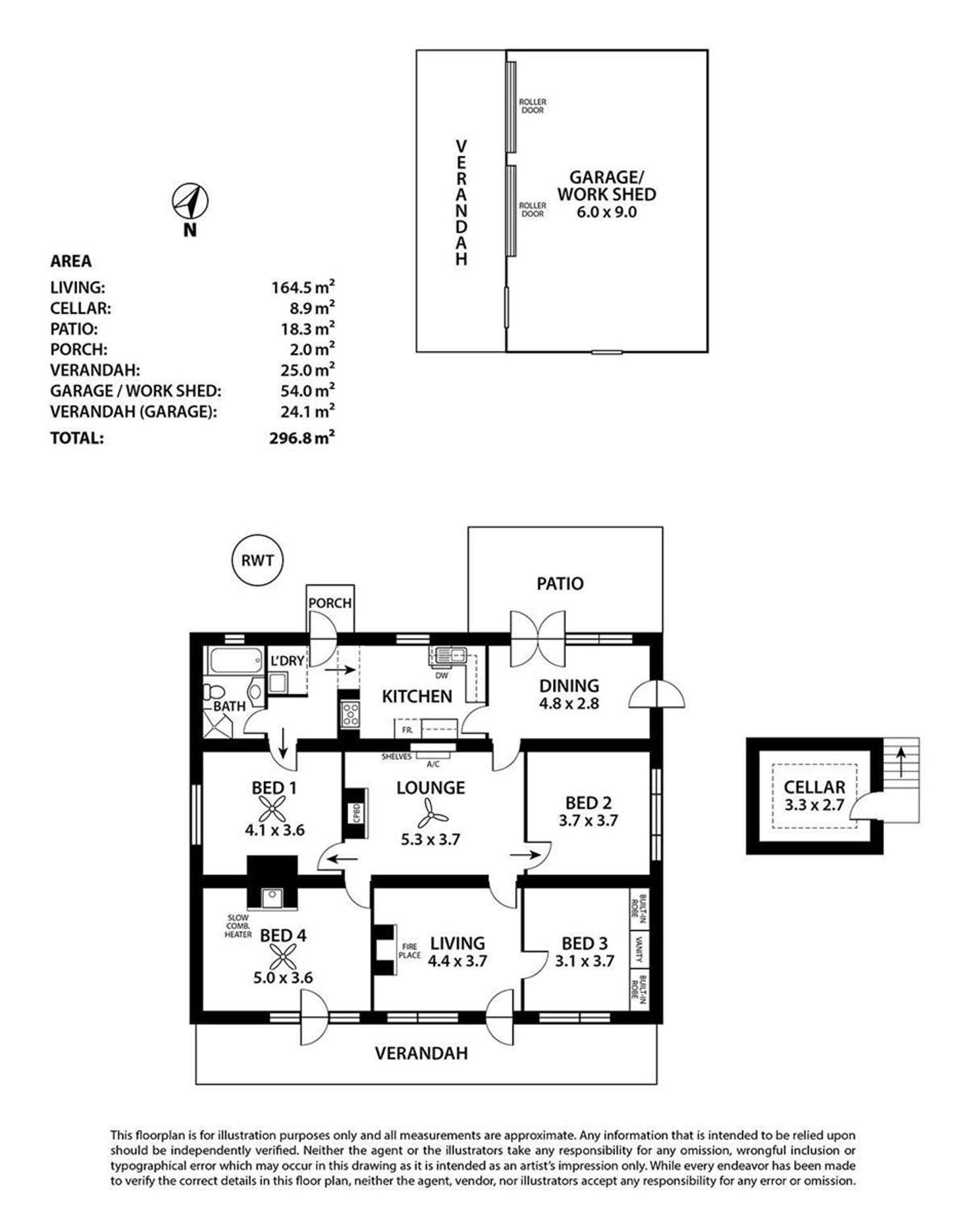 Floorplan of Homely house listing, 219 Onkaparinga Valley Road, Oakbank SA 5243