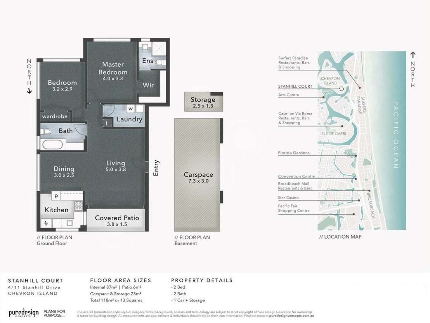 Floorplan of Homely apartment listing, 4/11 Stanhill Drive, Surfers Paradise QLD 4217