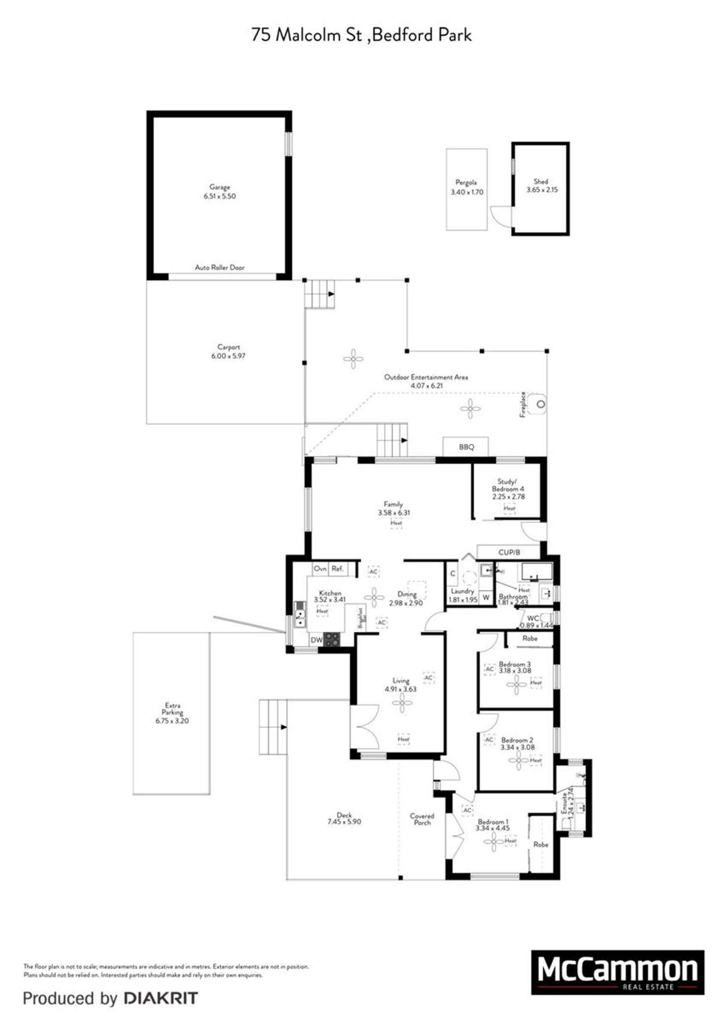 Floorplan of Homely house listing, 75 Malcolm Street, Bedford Park SA 5042