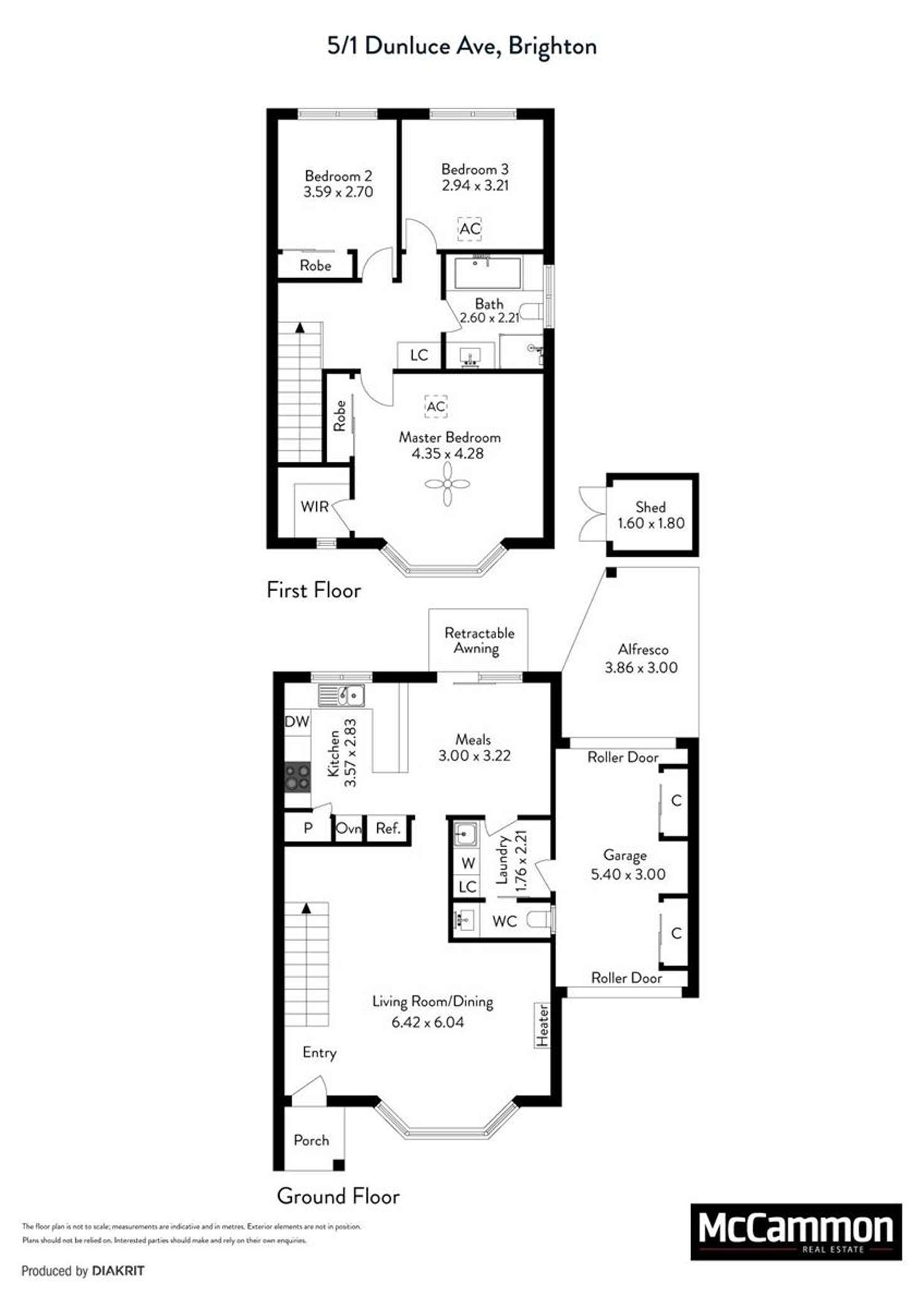 Floorplan of Homely unit listing, 5/1 Dunluce Avenue, Brighton SA 5048